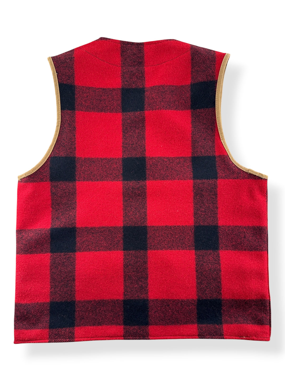 Back of inside-out Filson Style 5157 Reversible Vest SZ S