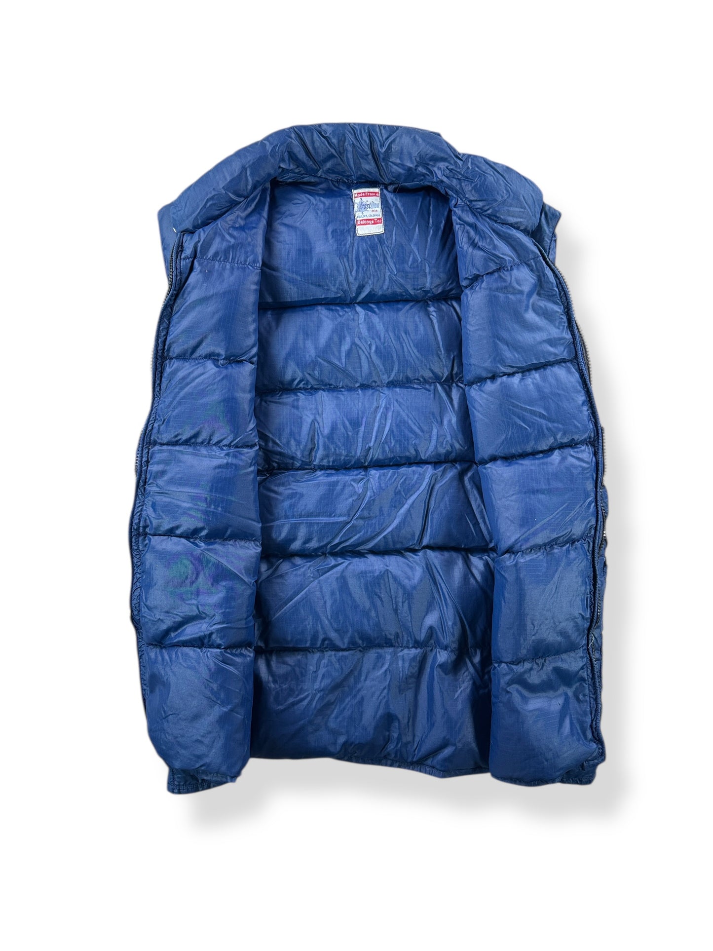 Inside of Vintage Frostline Down Vest SZ M