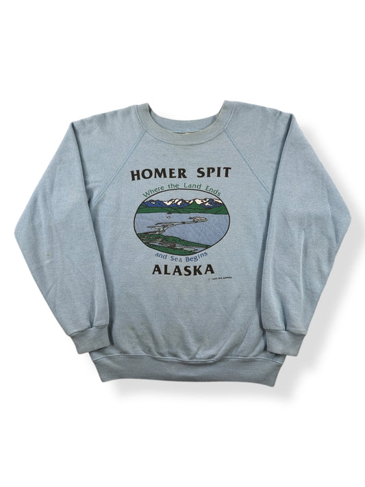 Front of Vintage Homer Spit Alaska Crewneck SZ M