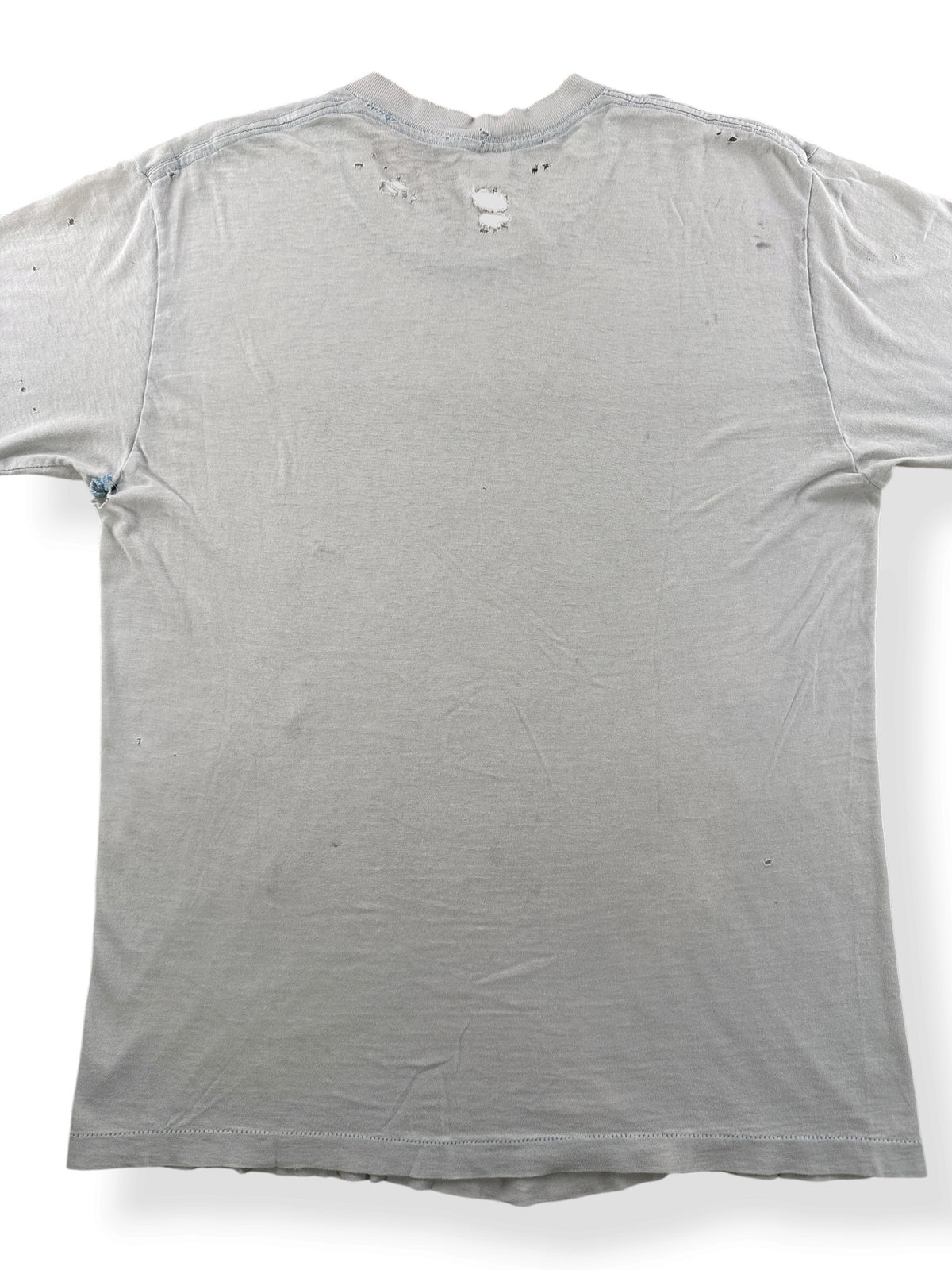 Close-up of back of Vintage Thrashed Lowell's Pike Place Tee SZ L (Fits M)