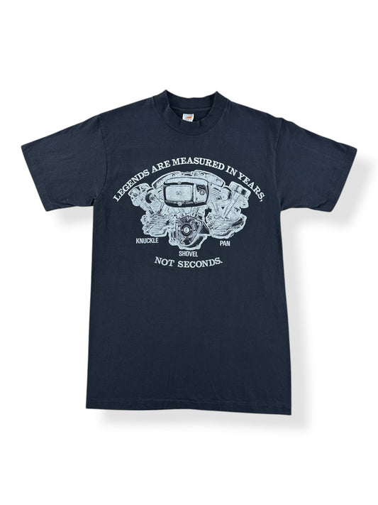 Front of Vintage Harley Davidson Legends Tee White SZ M (Fits S)