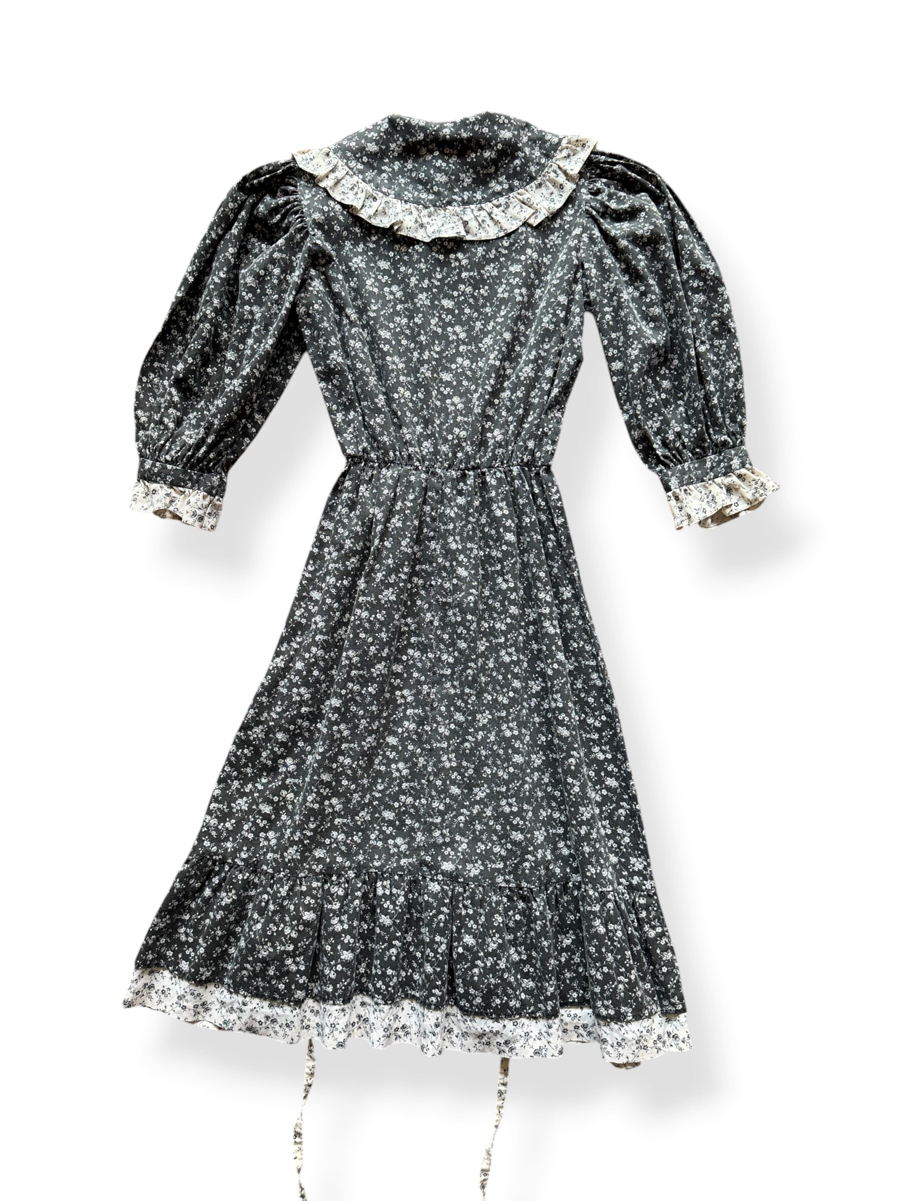 Back of Vintage Prairie Cowgirl Dress SZ XS