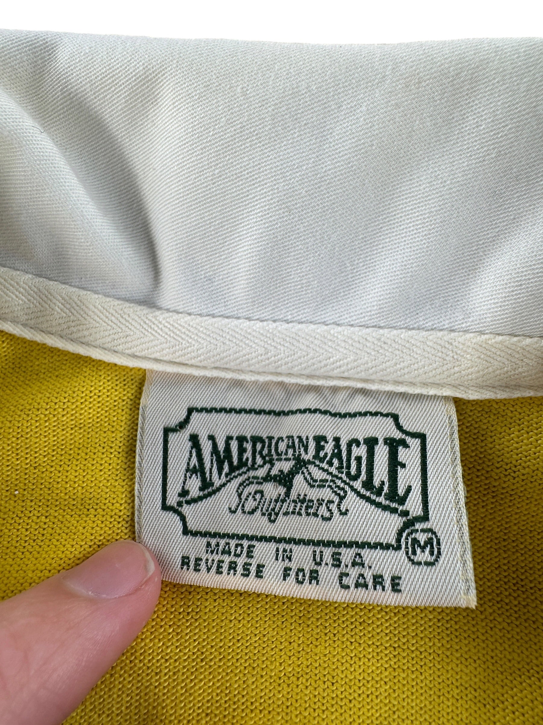 Tag on Vintage American Eagle Rugby Shirt SZ M