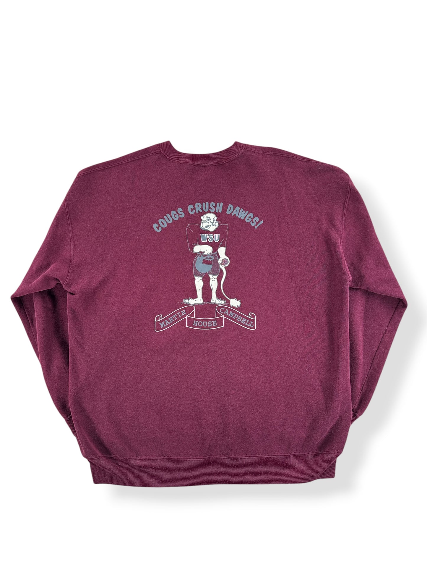 Back of Vintage 1992 Cougars Apple Cup Crewneck SZ XL (Fits L)