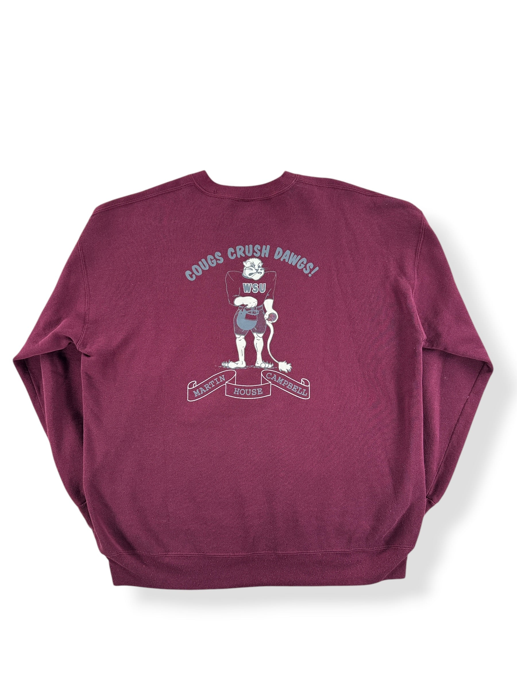Back of Vintage 1992 Cougars Apple Cup Crewneck SZ XL (Fits L)