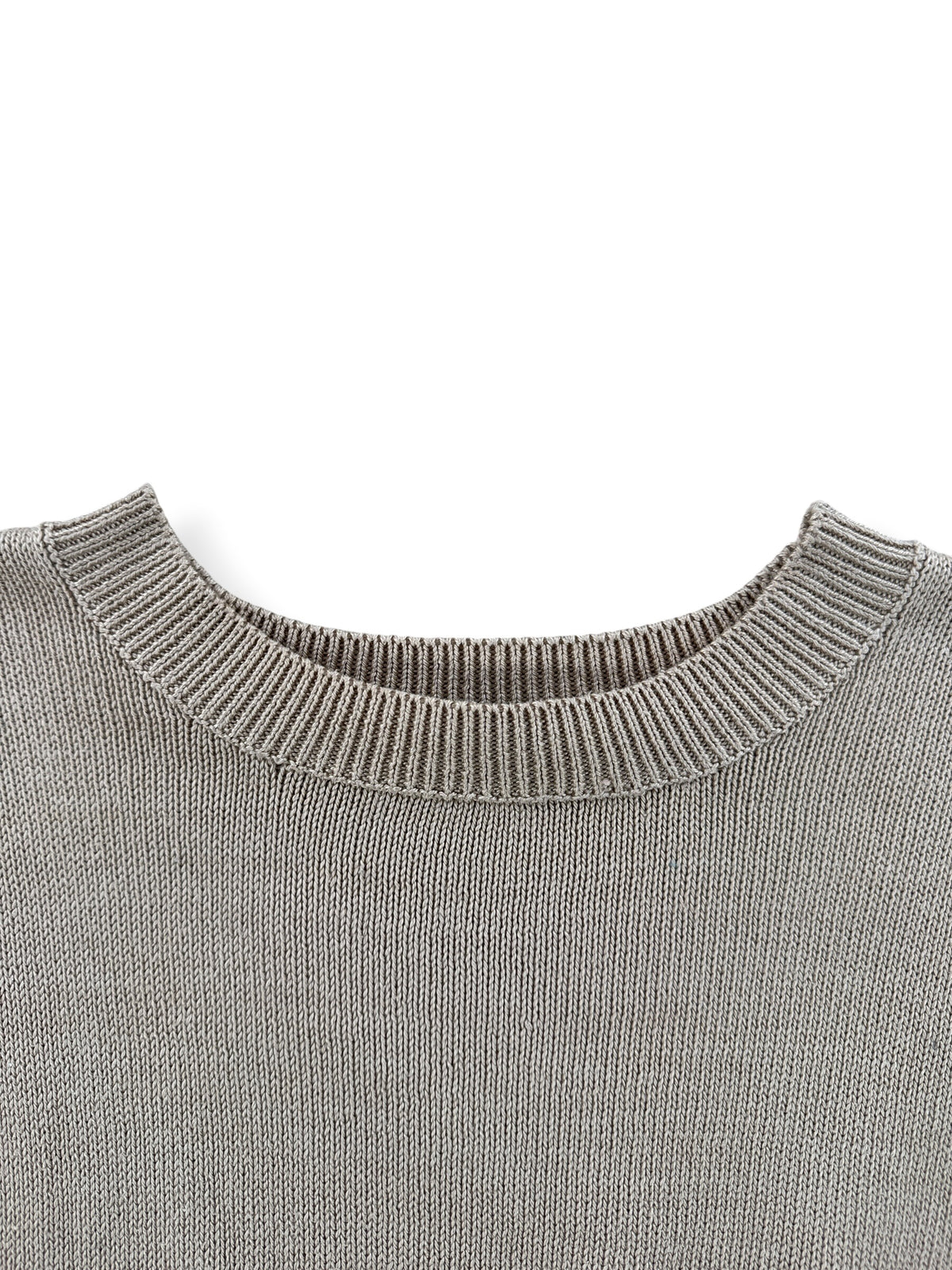 Collar on Vintage Calvin Klein Cropped Cotton Sweater SZ S