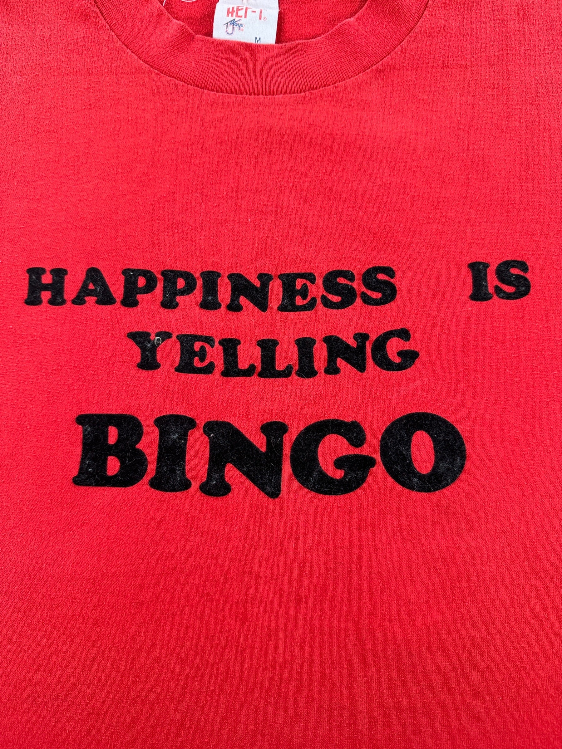 Graphic of Vintage 80s Gambling Tee SZ M