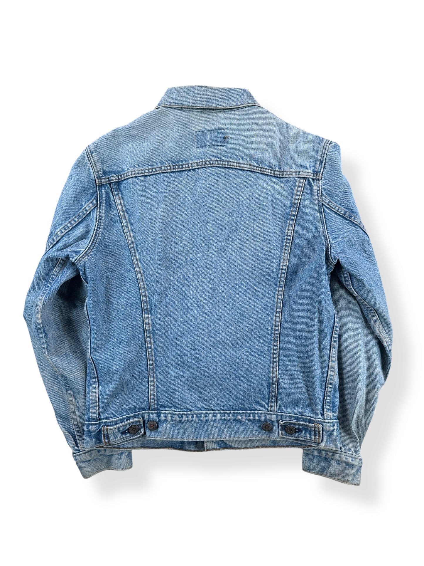 Back of Vintage 70's Levi's Dark Wash Type 3 Jacket SZ S