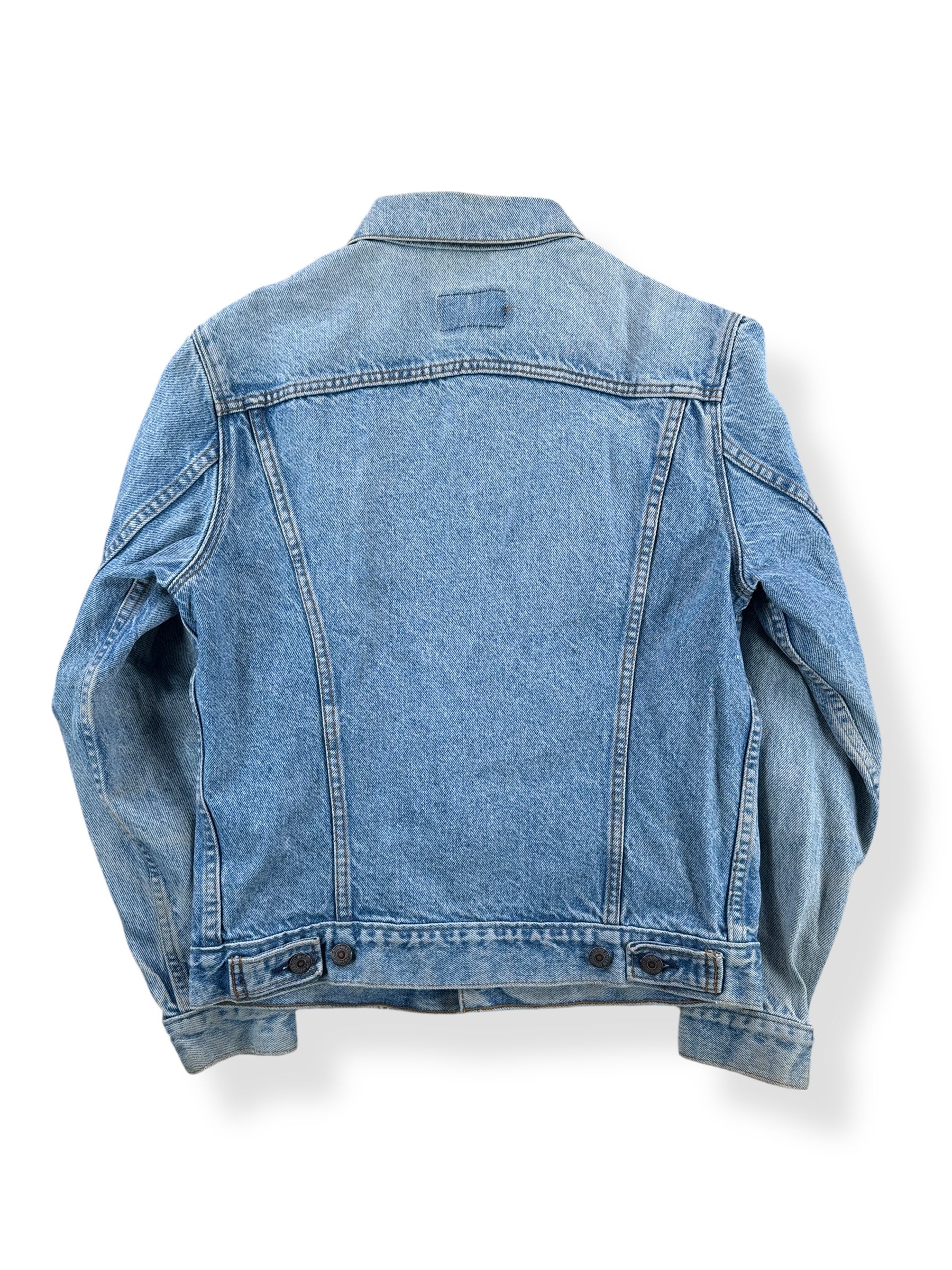 Back of Vintage 70's Levi's Dark Wash Type 3 Jacket SZ S