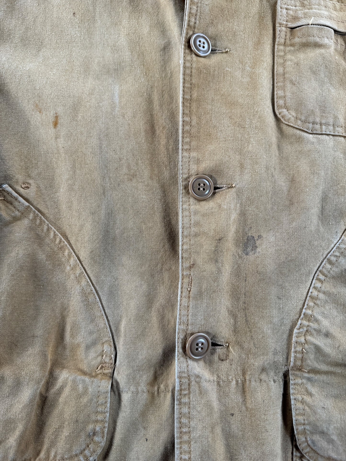 Button on Vintage L.L. Bean Script Era Field Jacket SZ L