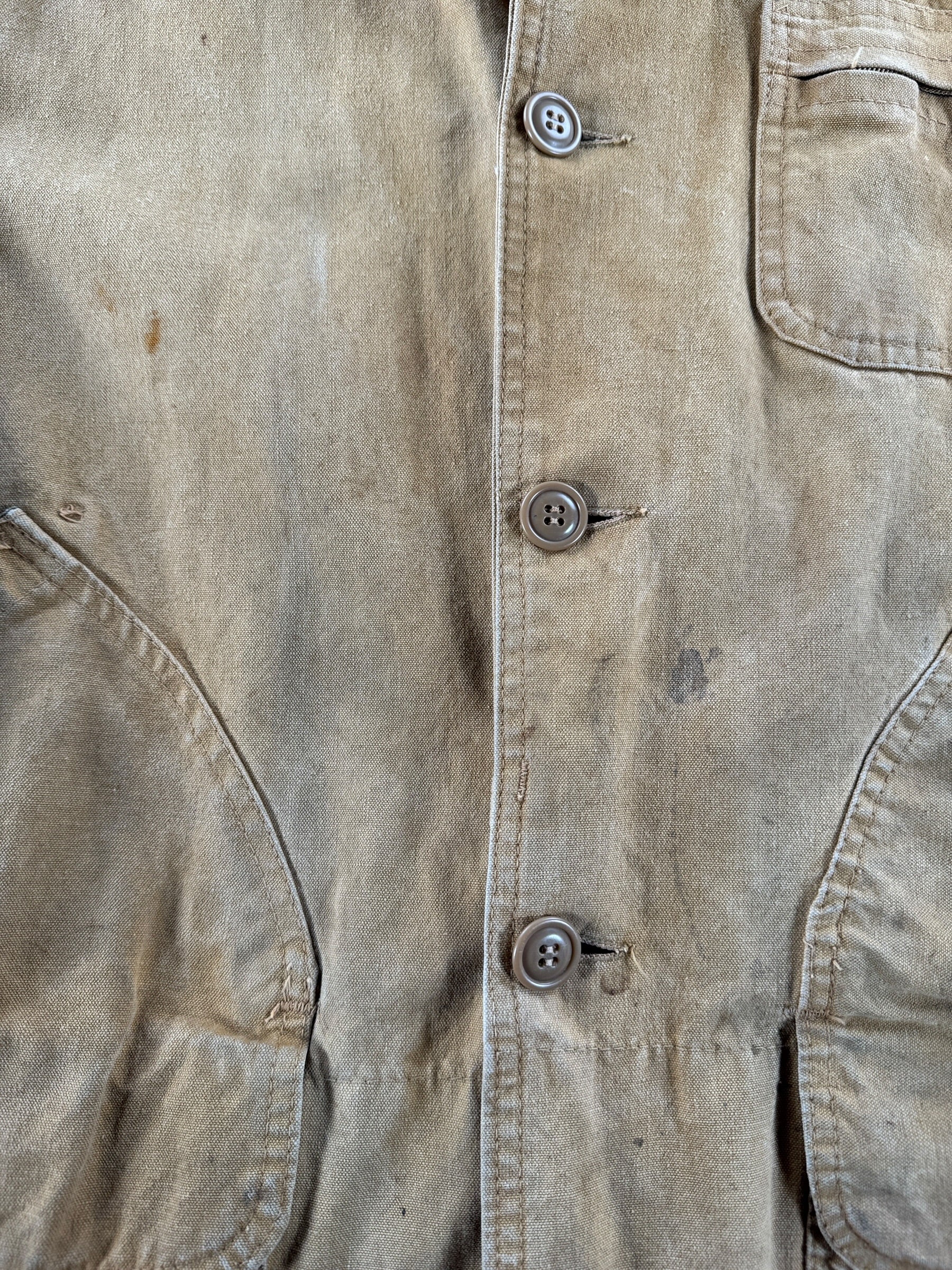 Button on Vintage L.L. Bean Script Era Field Jacket SZ L