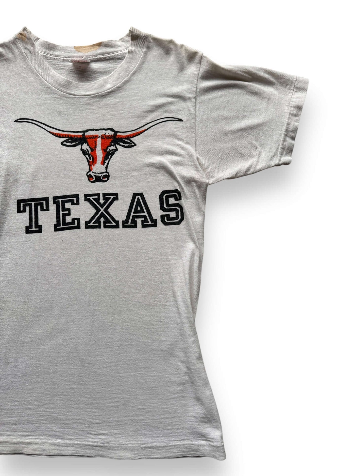 front left of Vintage University of Texas Longhorns Tee SZ XS