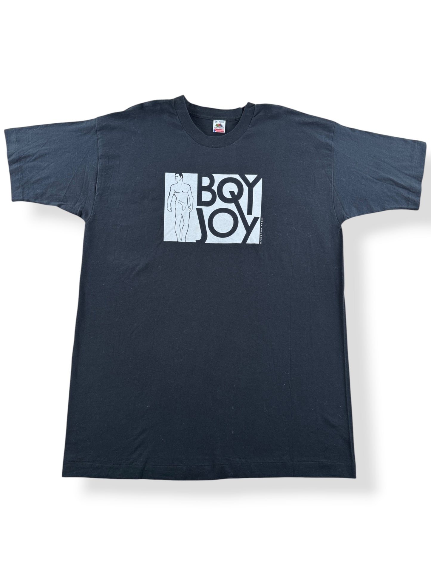 Front of Vintage 90’s Boy Joy Gay Pride Tee SZ XXL (Fits XL)
