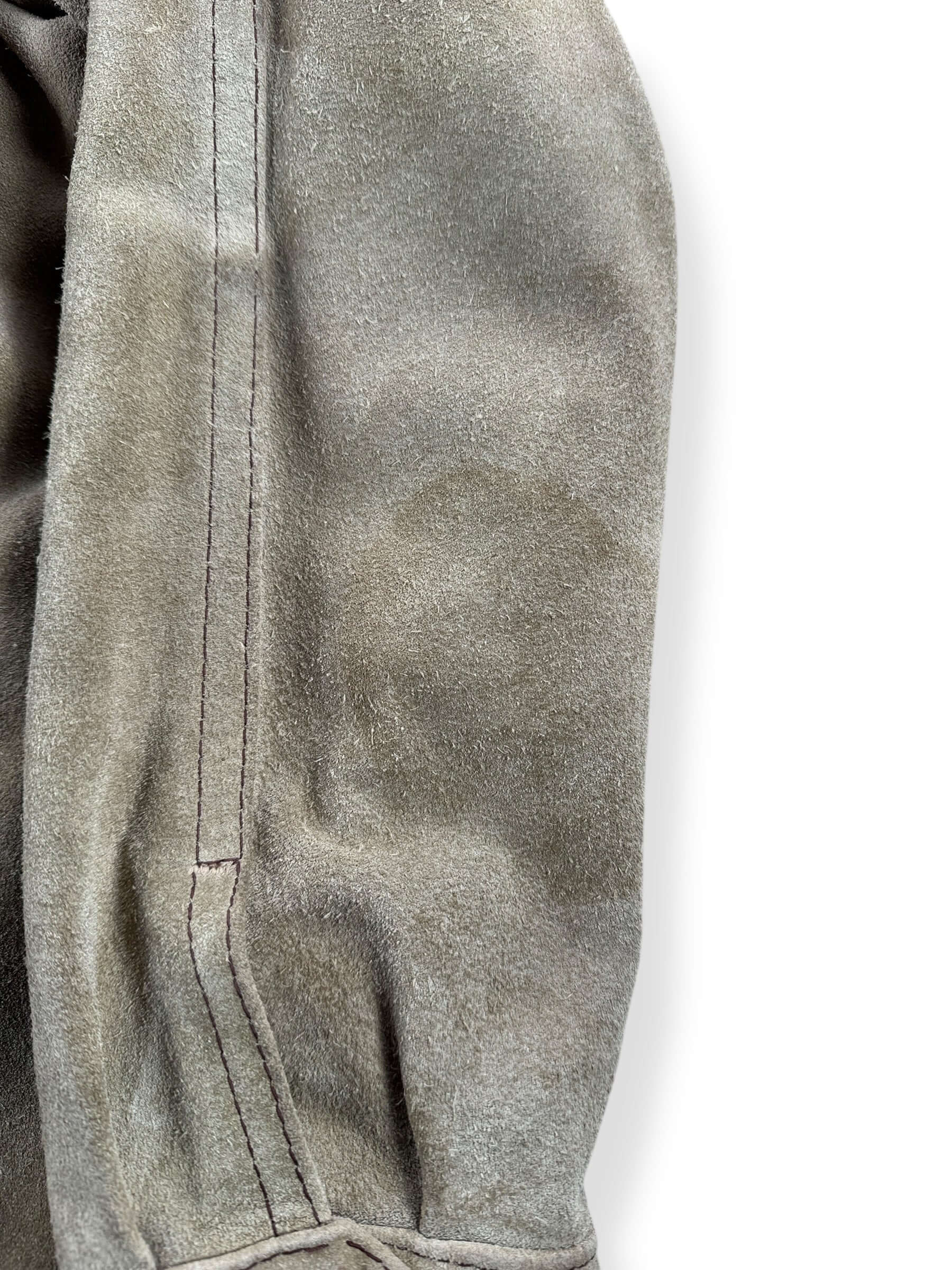 Stain on Vintage McGregor International Suede Jacket SZ 46