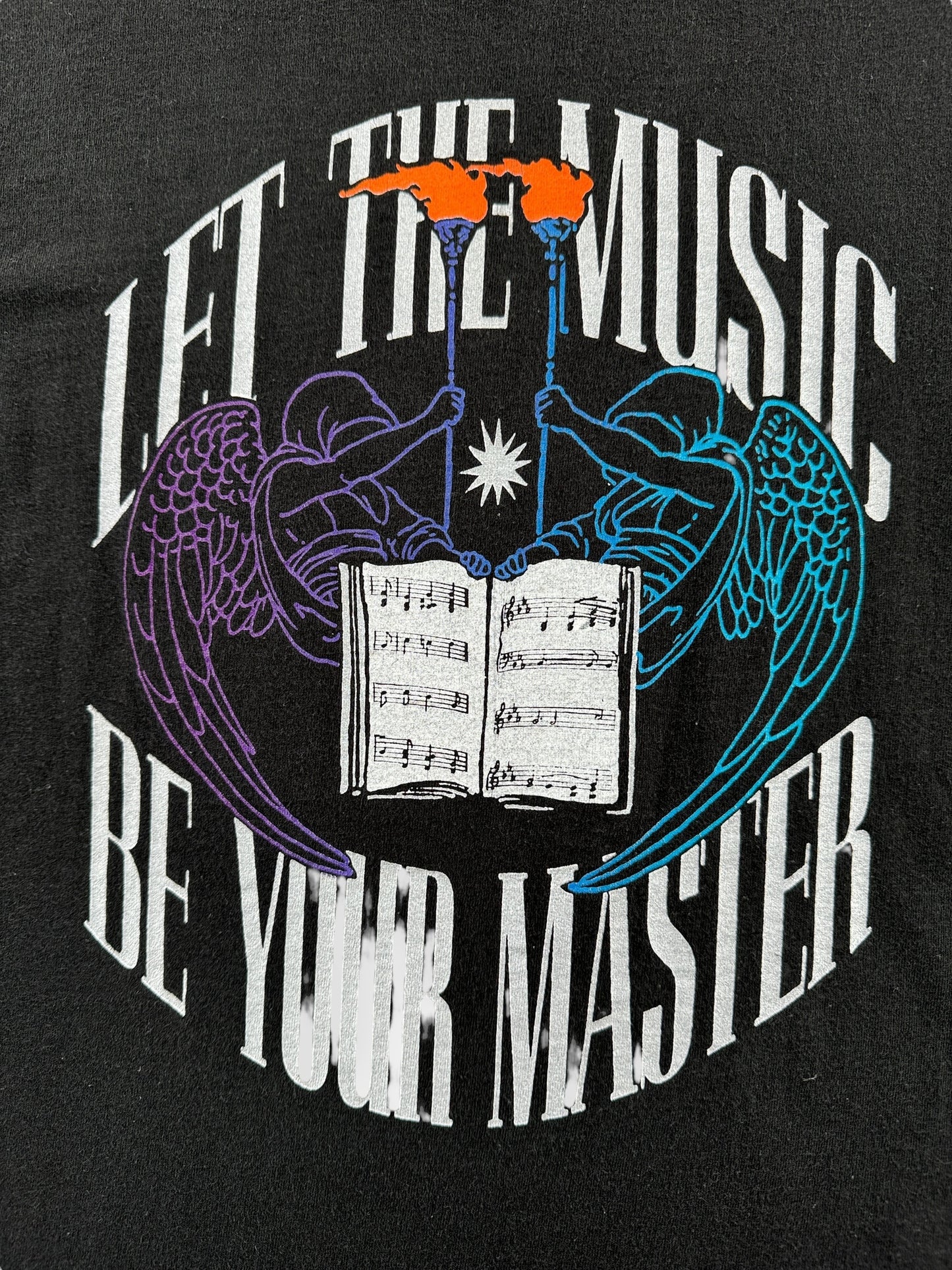 Back Graphic of Vintage 1992 Led Zeppelin Single Stitch Tee SZ L