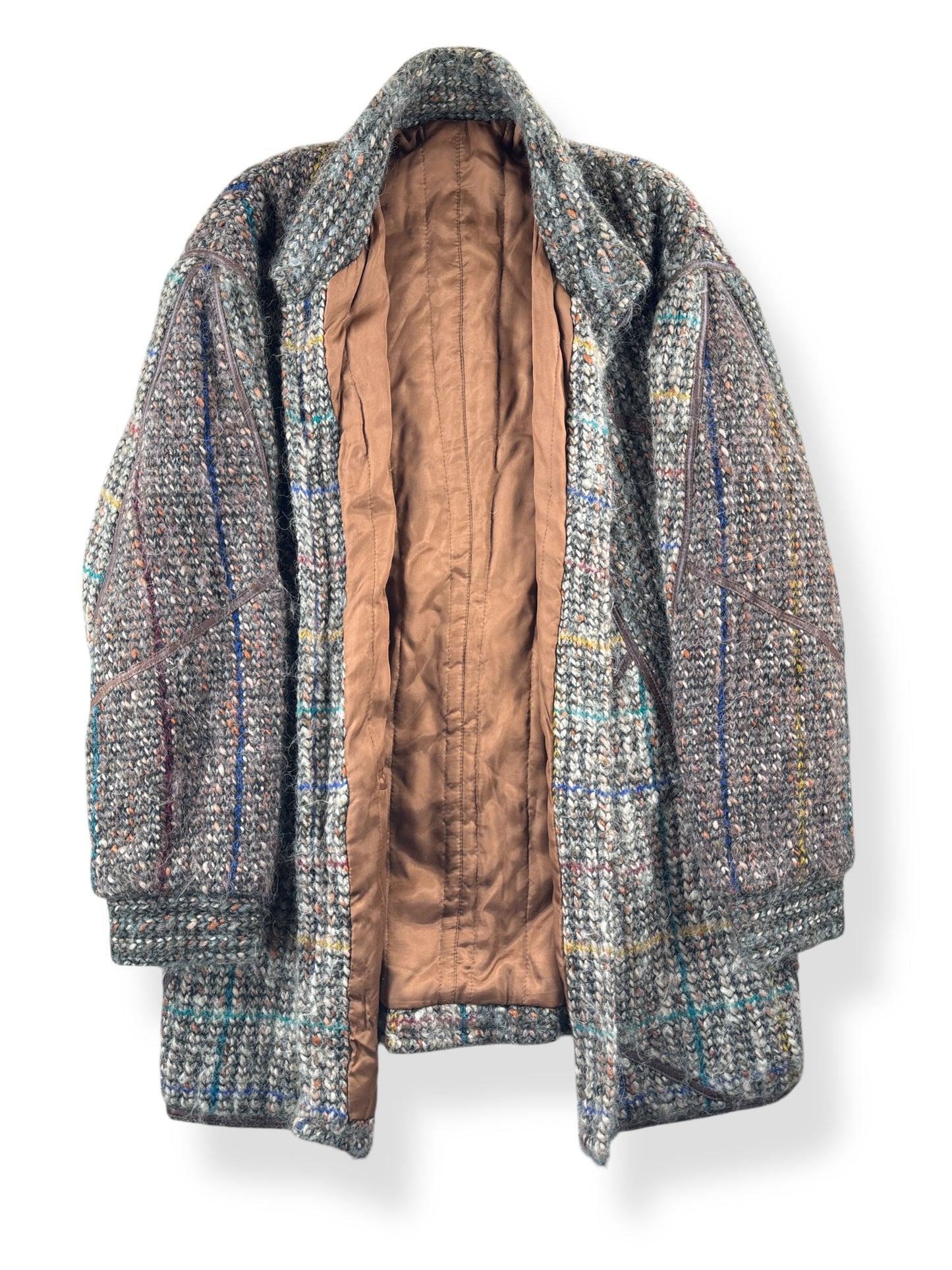 Inside of Vintage Angora Wool Jacket SZ L