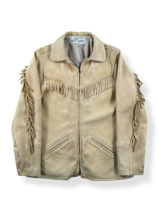 Front of Vintage Fringed Doeskin Jacket SZ M