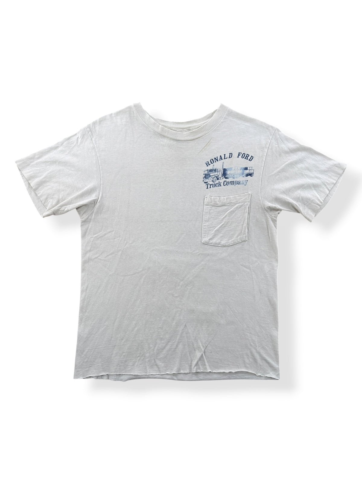 Front of Vintage Trucking Pocket Tee SZ M