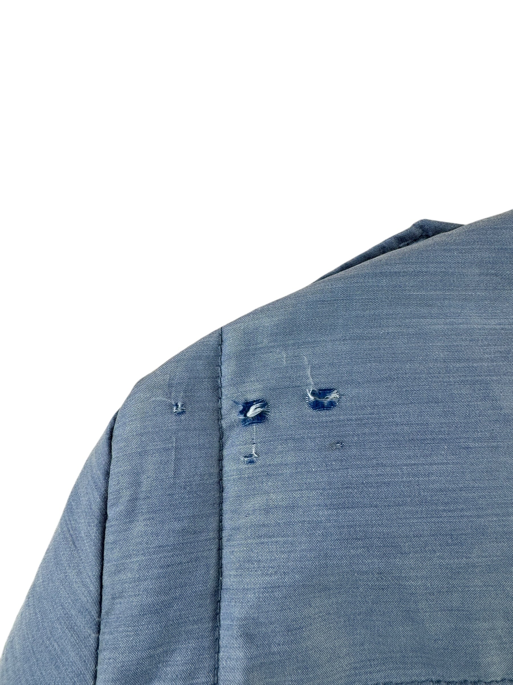 Holes on Vintage Eddie Bauer Down Shirt Jac SZ L