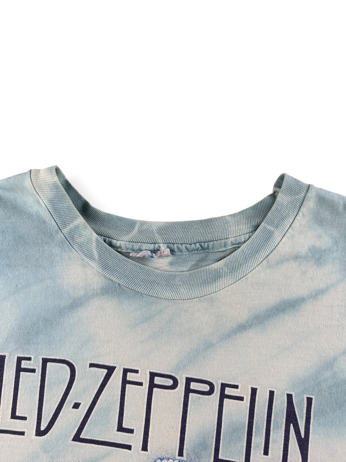 Collar on Vintage Led Zeppelin Icarus Tee SZ XL