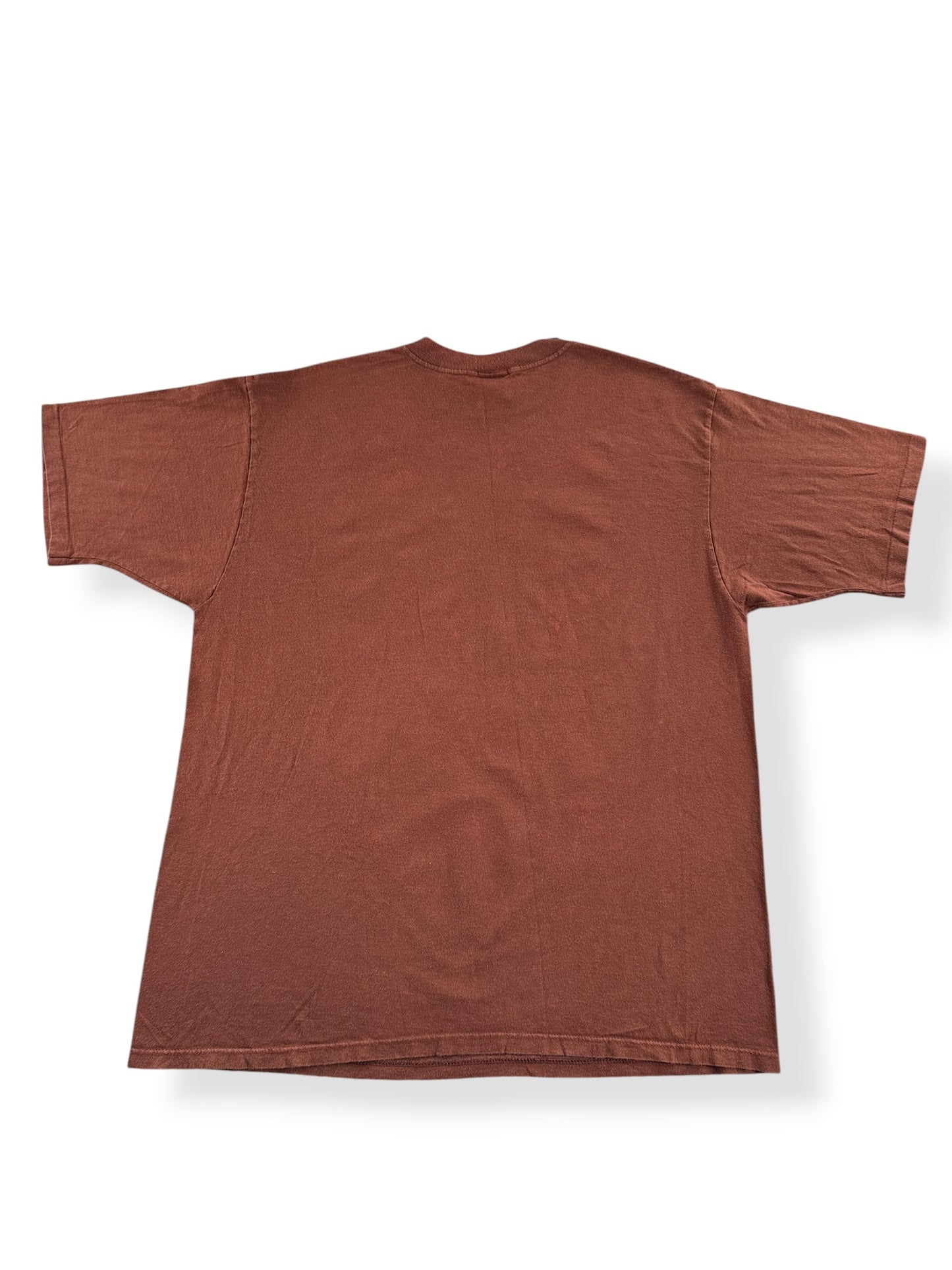 Back of Vintage Brown Wolf Tee