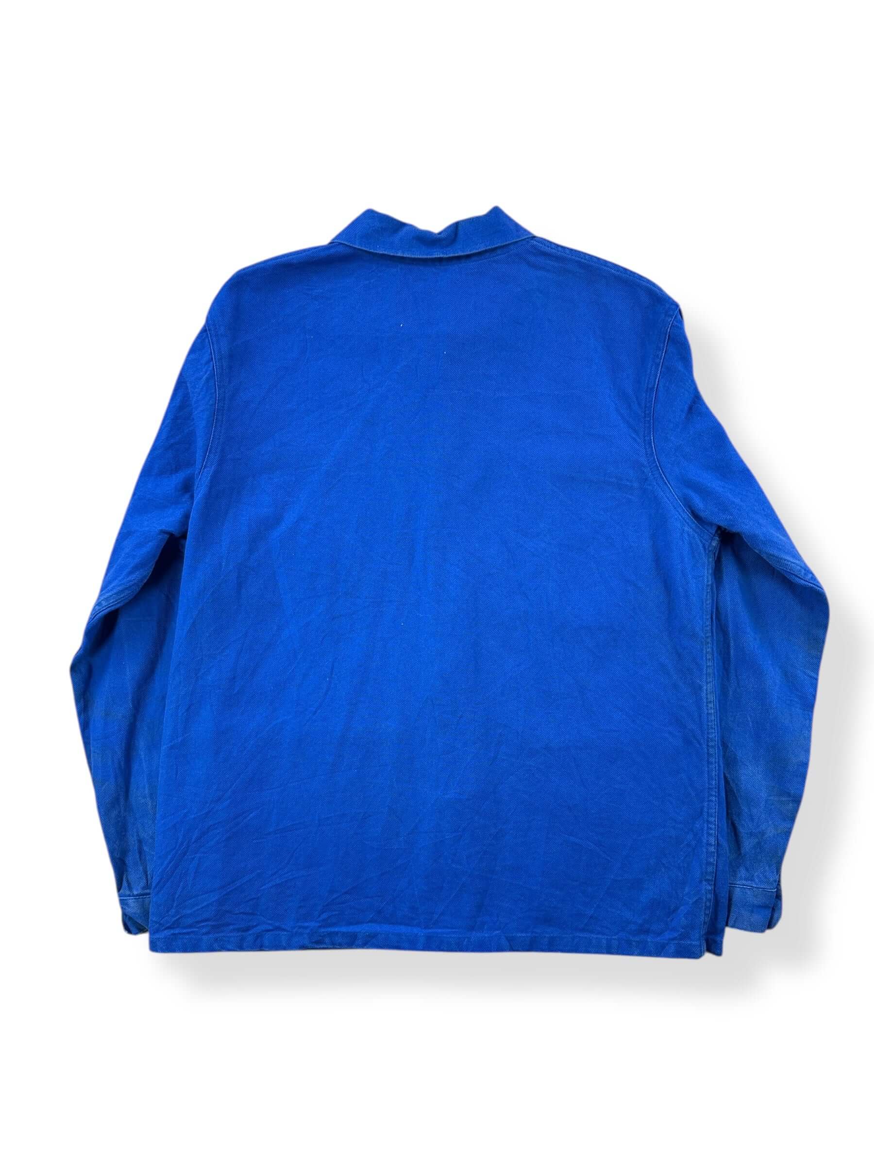 Back of Vintage Royal Blue French Chore Coat SZ M