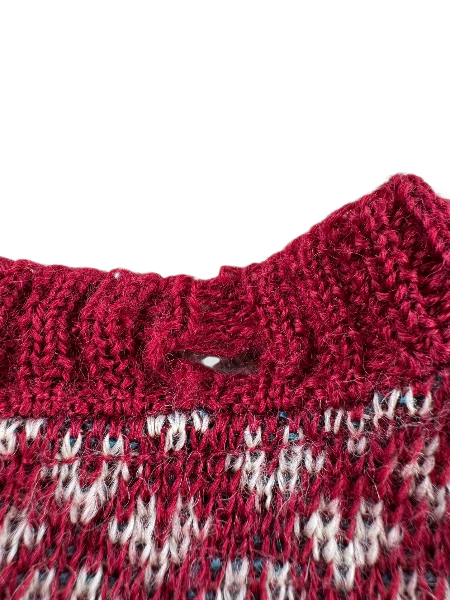 Hole on Vintage 40s Jantzen Sweater SZ 36 (Fits XS) AS IS