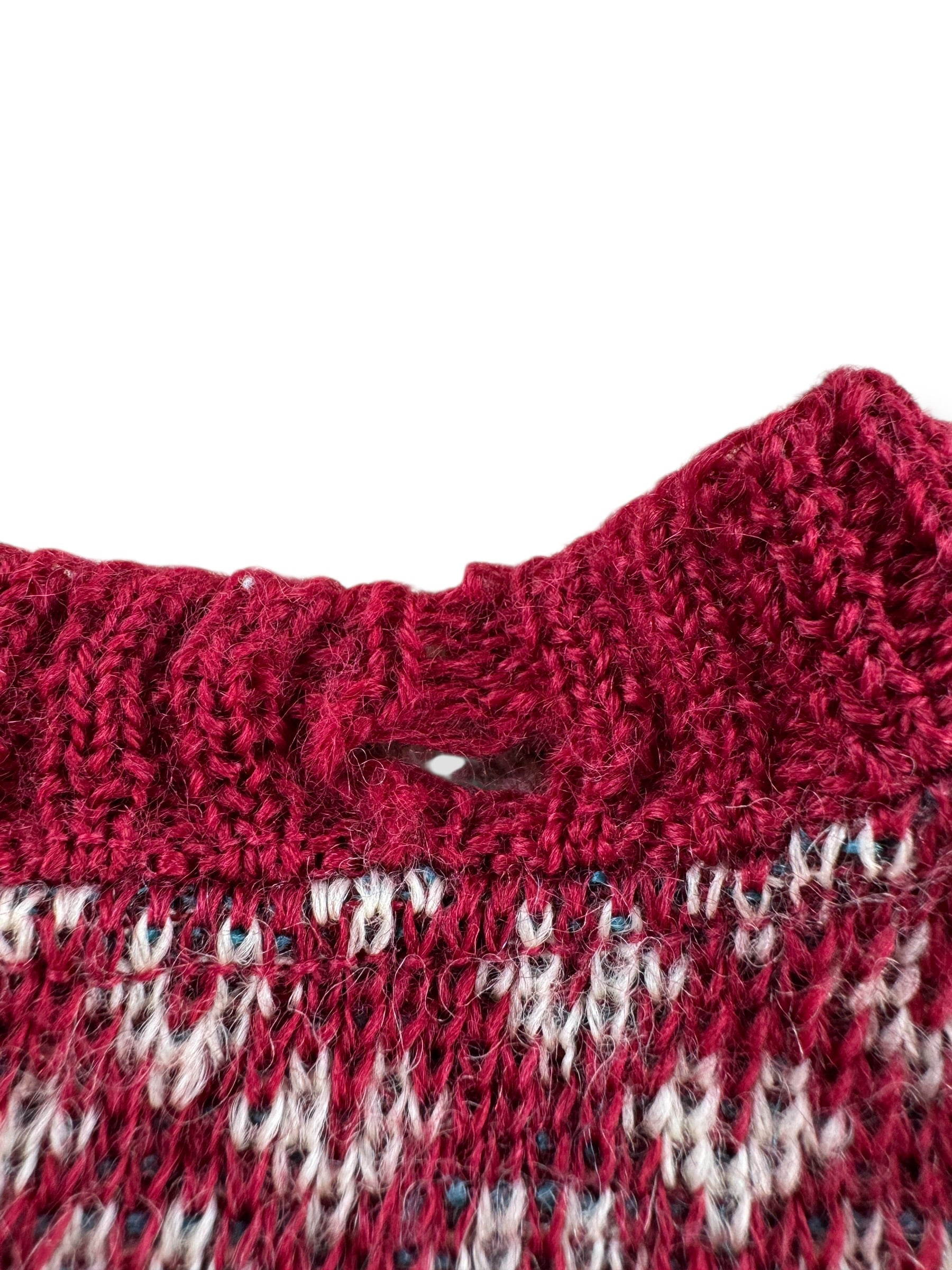 Hole on Vintage 40s Jantzen Sweater SZ 36 (Fits XS) AS IS