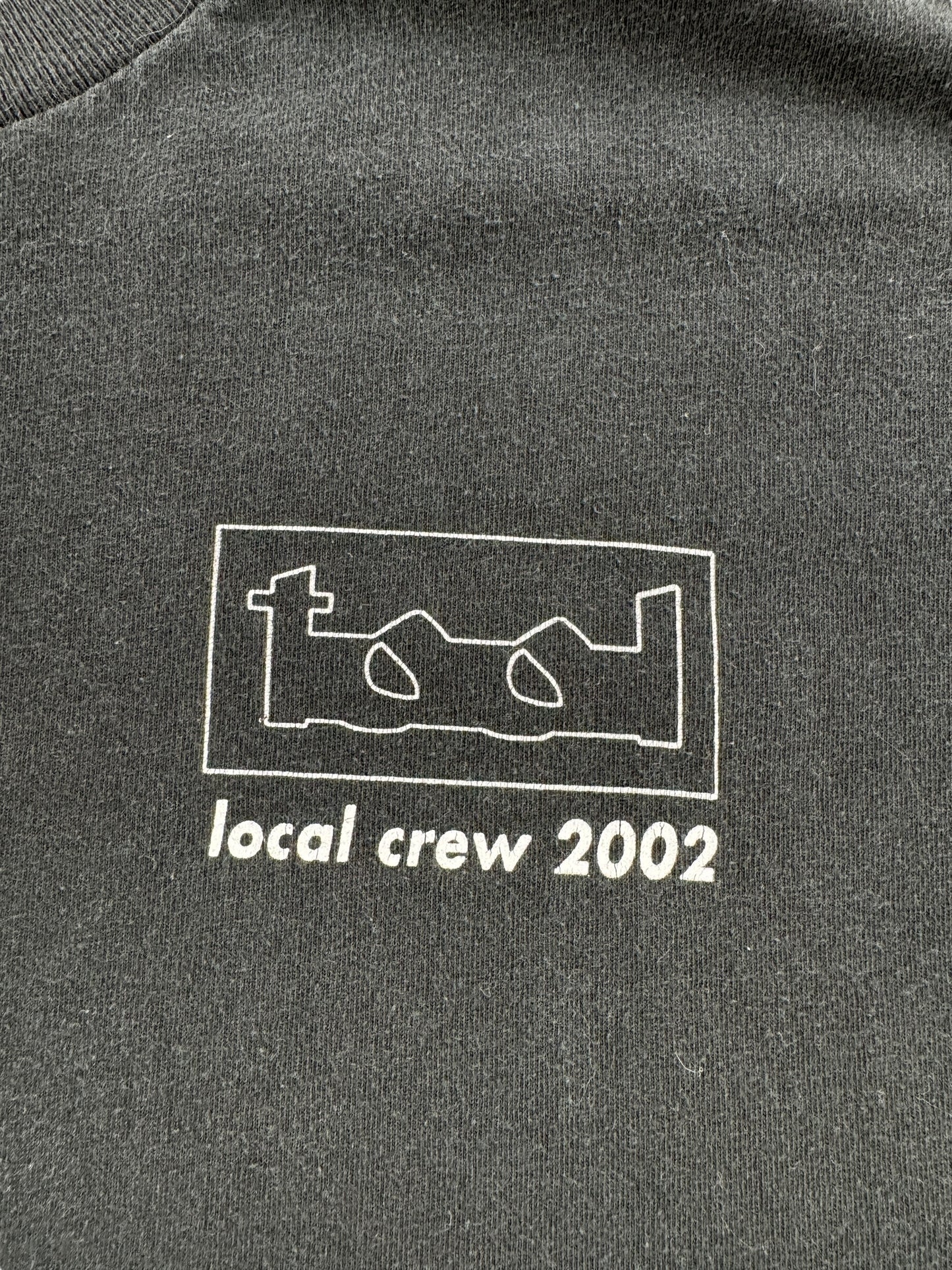 Front Graphic of Vintage Tool Local Crew Tee SZ XL