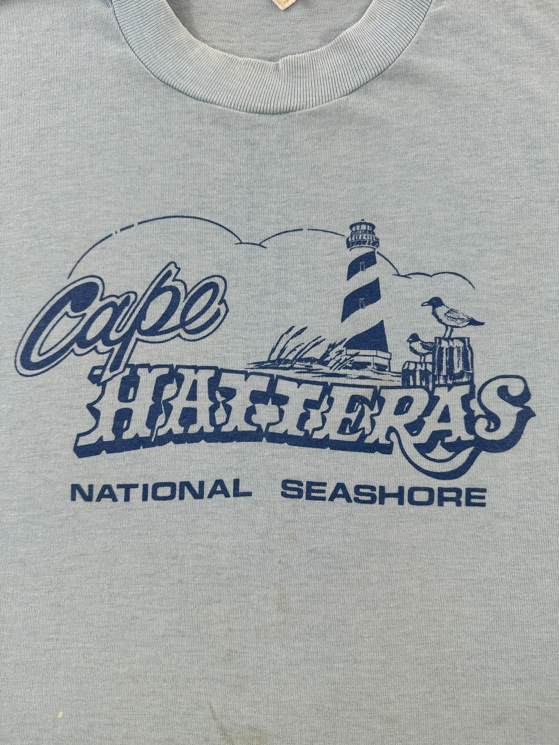 Graphic of Vintage Cape Hatteras Tourist Tee SZ S