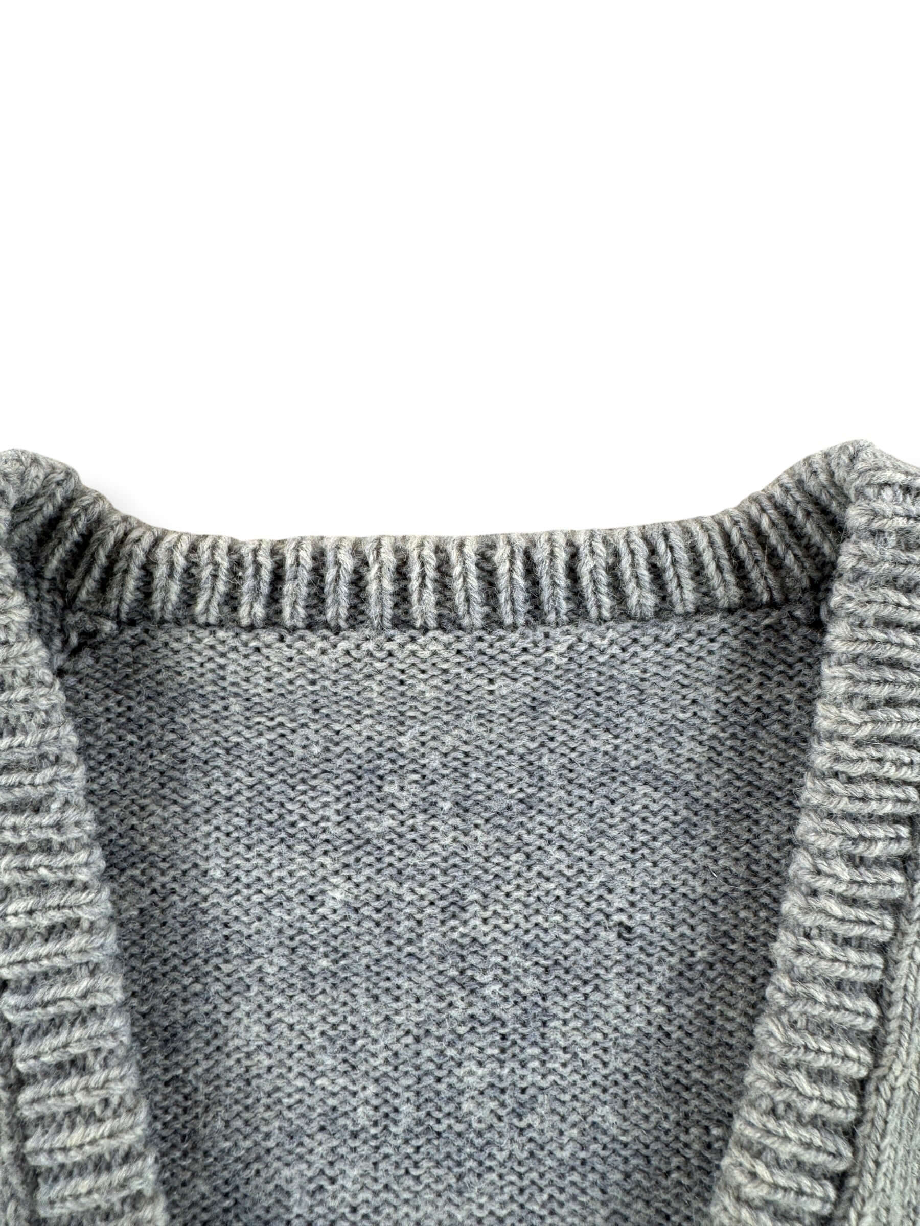 No Tag on Vintage Striped V Neck Sweater SZ M