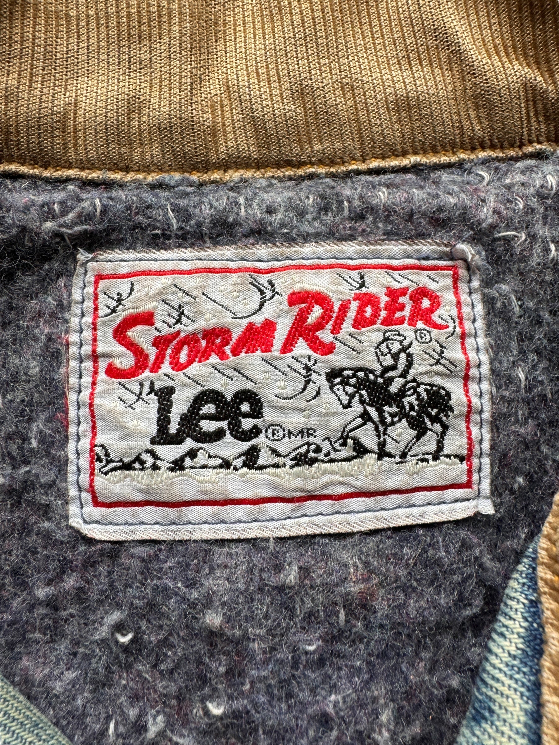 tag on Vintage 80s Era Lee Storm Rider SZ 46