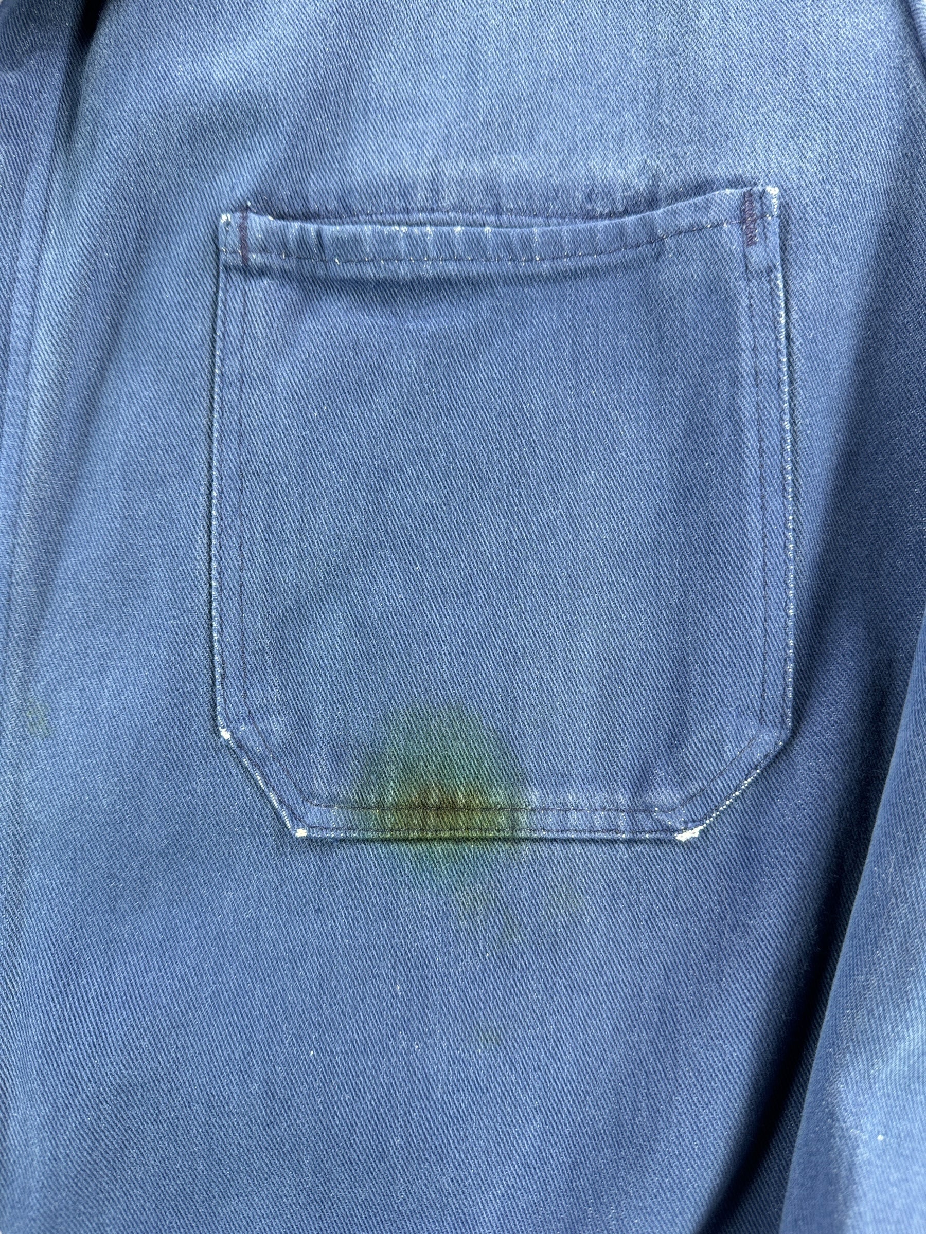 Stain on Pocket of Vintage Euro Work Jacket SZ L