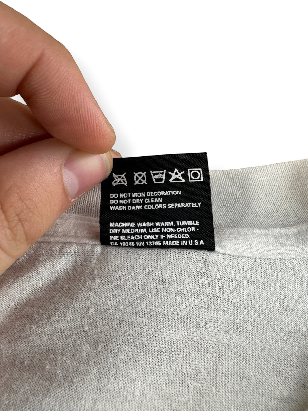 Back Tag Vintage 90s Stihl 066 Chainsaw Tee SZ XL