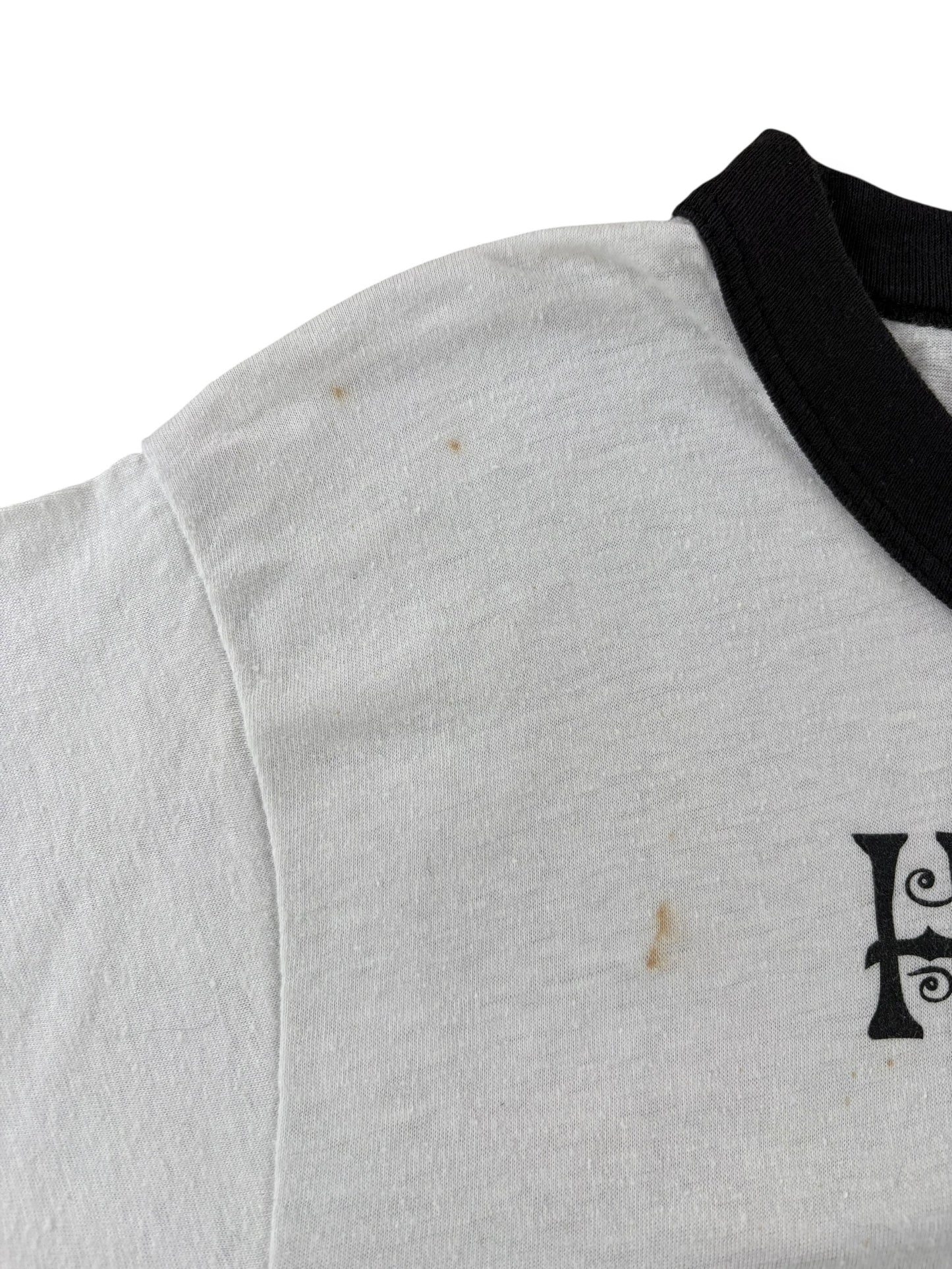 Stains on Vintage Hulbert House Ringer SZ L (Fits S/M)