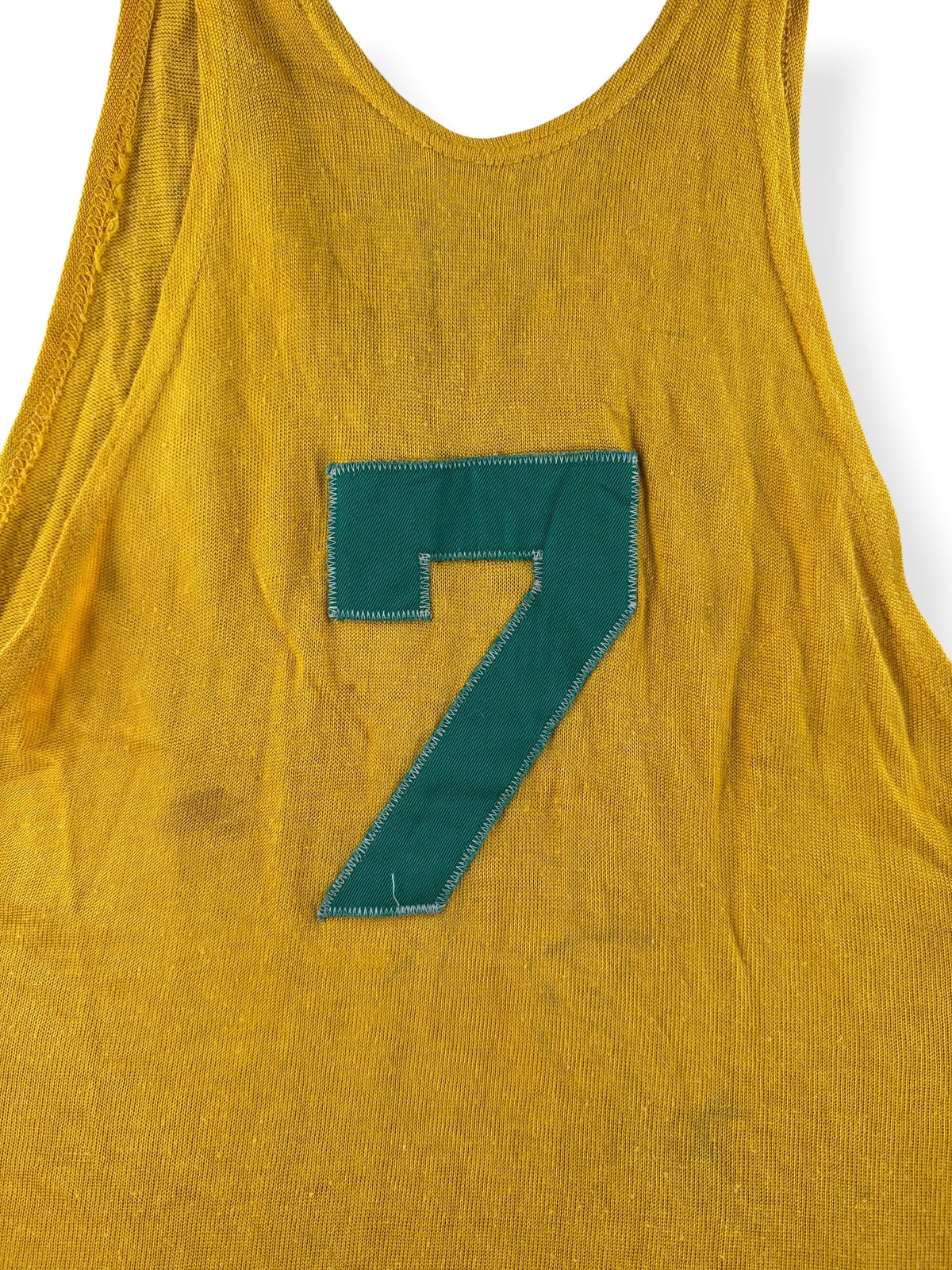Number 7 on the back of Vintage 1950s Wilson LCA Tank Top SZ 42 (Fits M)
