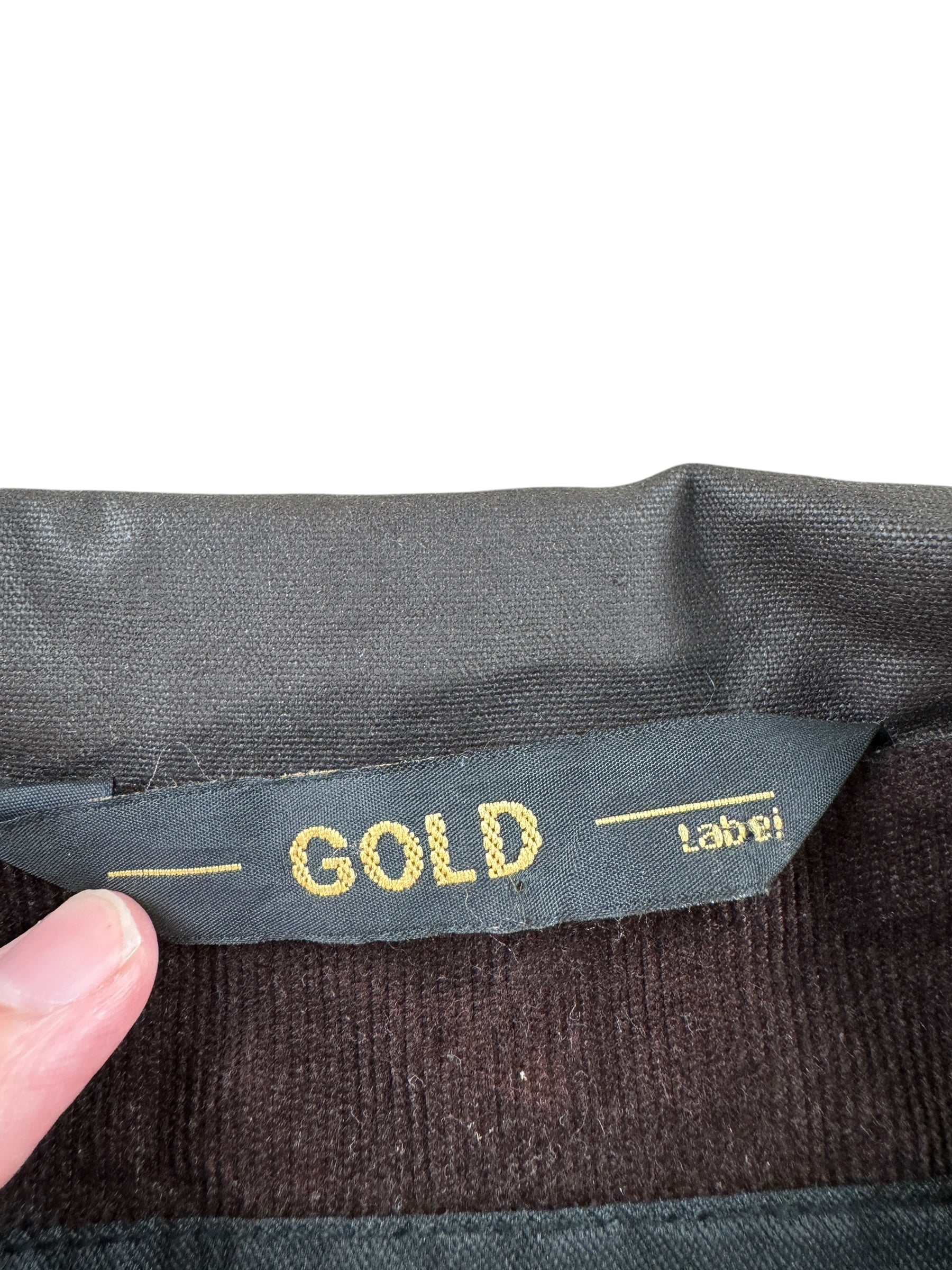 Label on Belstaff Gangster Riding Jacket SZ S