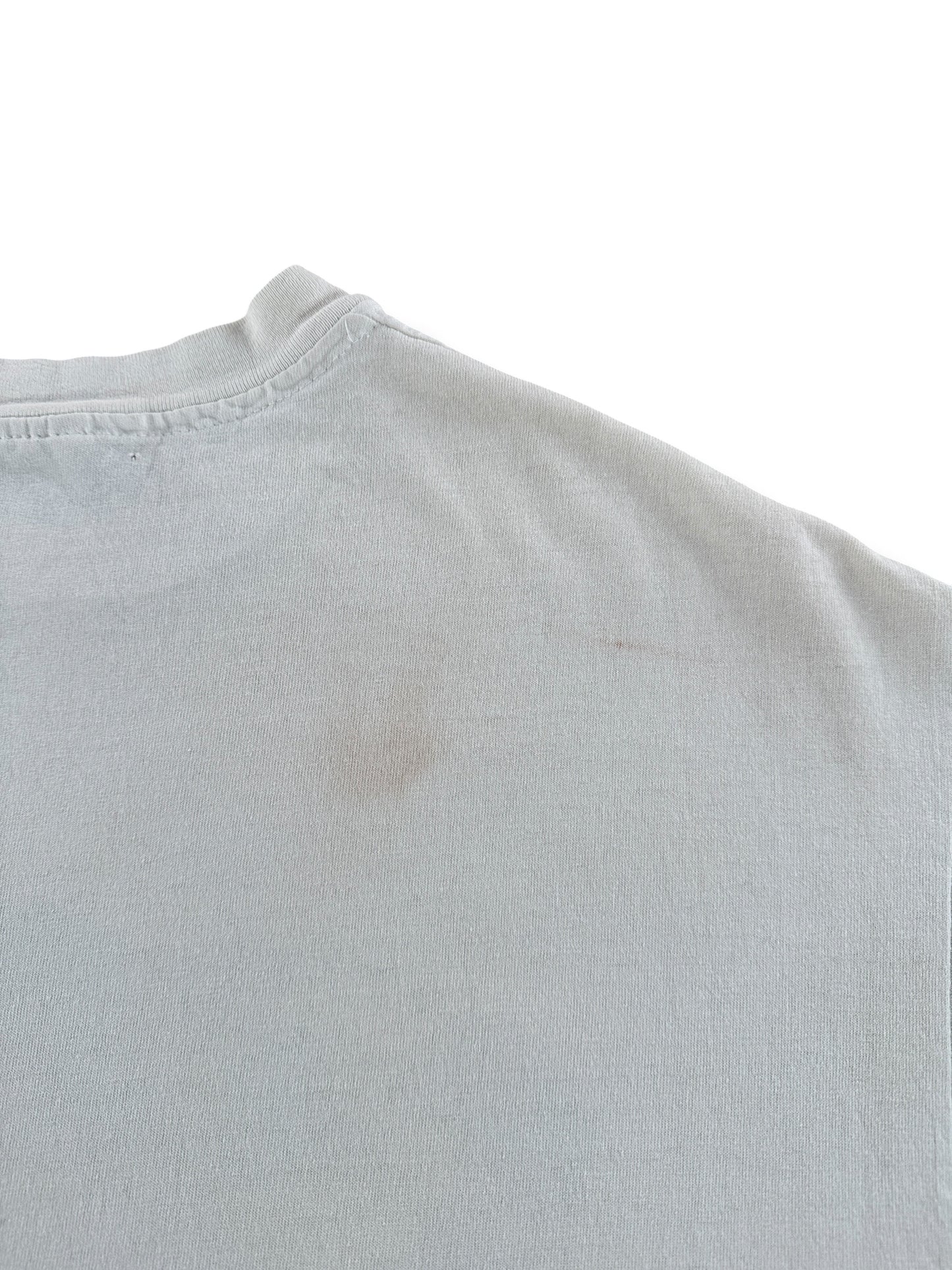 Staining on Vintage Tread Lightly on the Earth Tee SZ XL