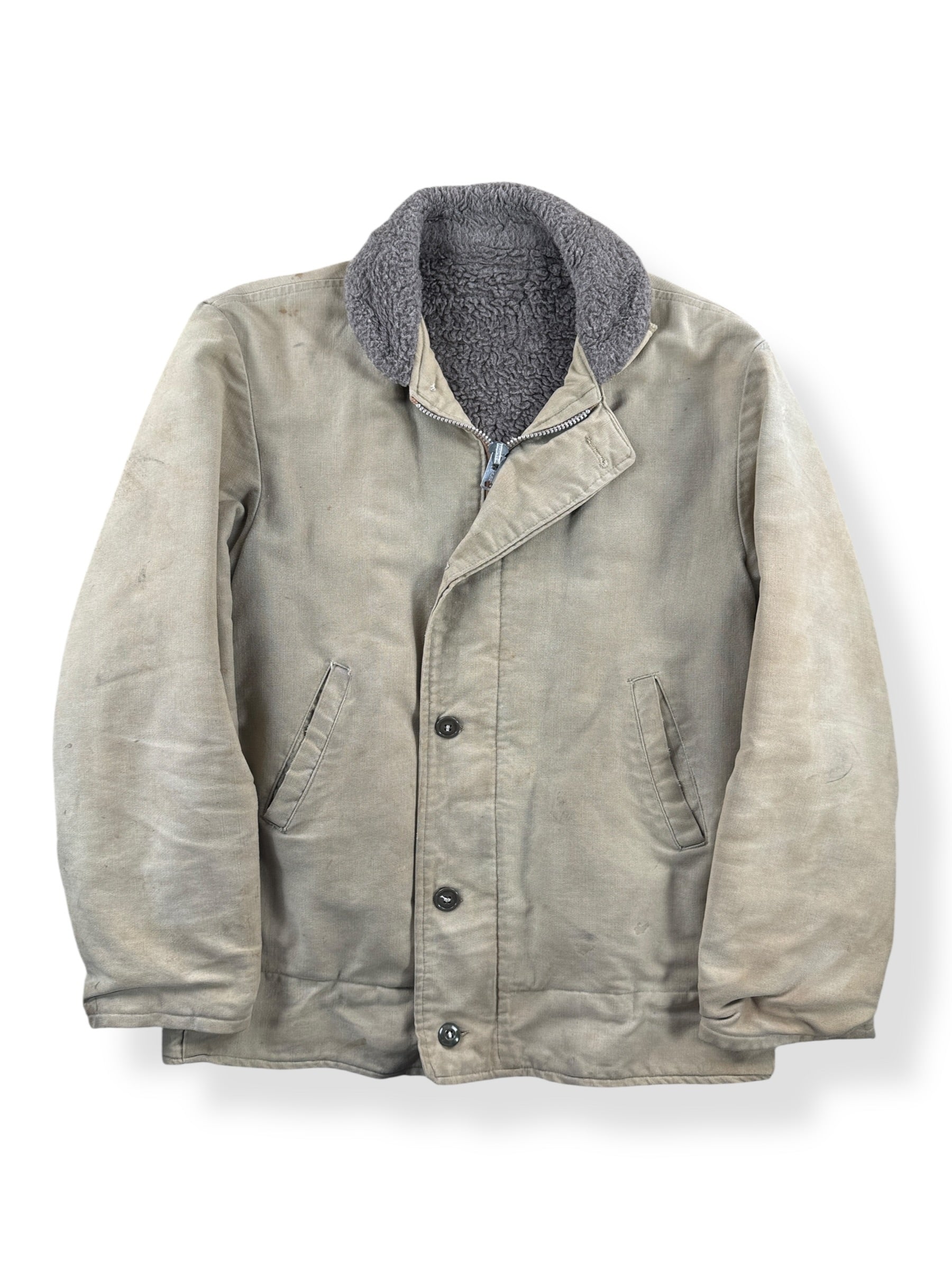 Front of Vintage Civilian Deck Jacket SZ L