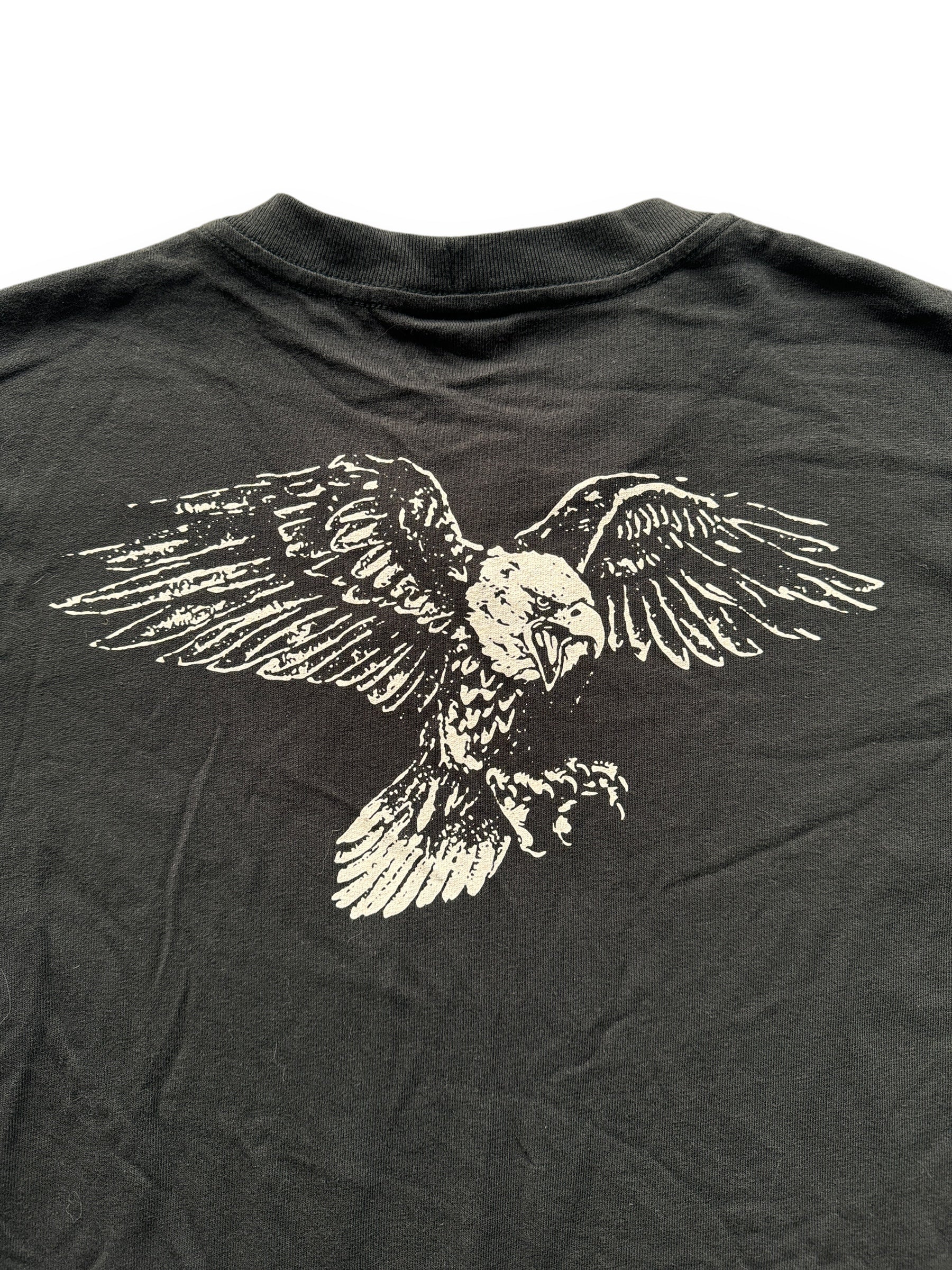 back graphic of NWT Black Filson Eagle Tee SZ S