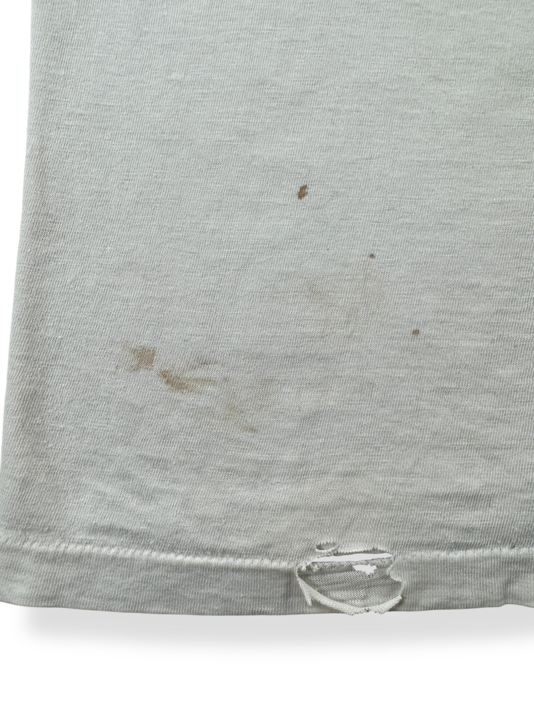 Stain on Vintage 1982 Olympia Capital City Marathon Thrasher Tee SZ L