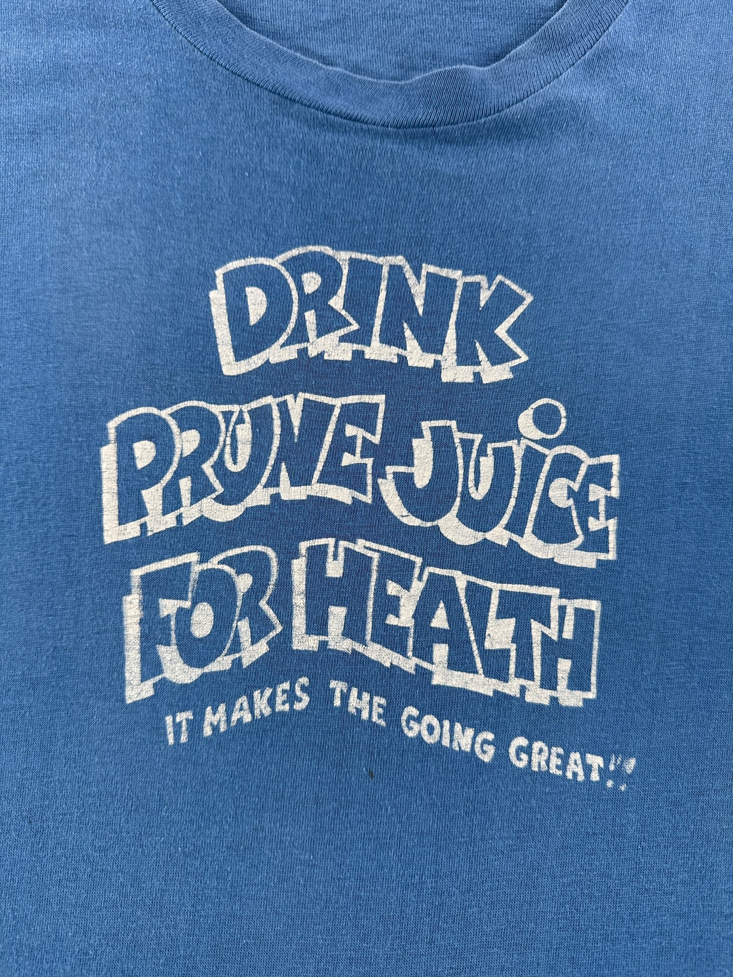 Graphic of Vintage 70s Era Prune Juice Tee SZ XL (Fits M)