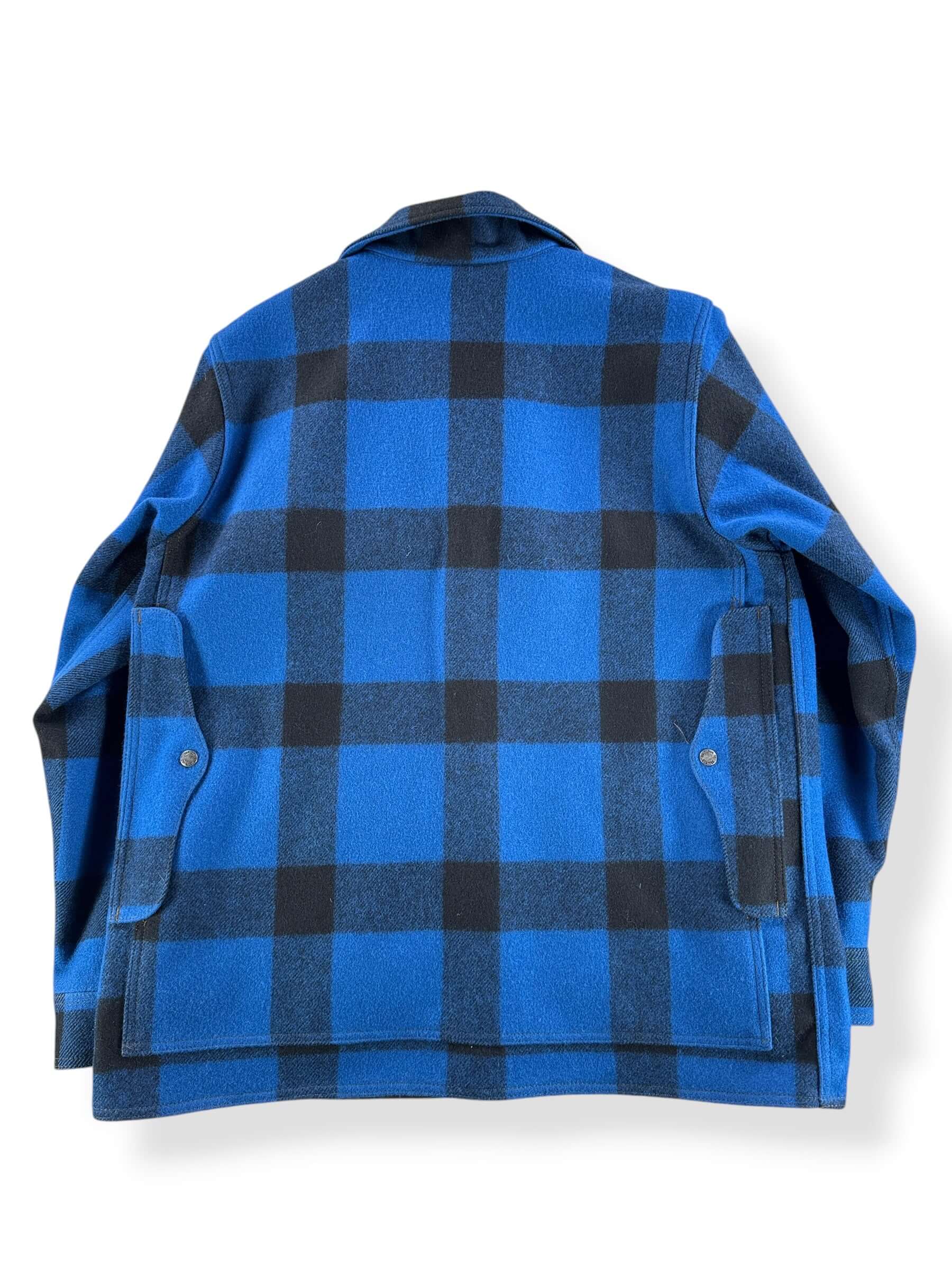 Back of Filson Black Label Cobalt & Black Cruiser SZ XL
