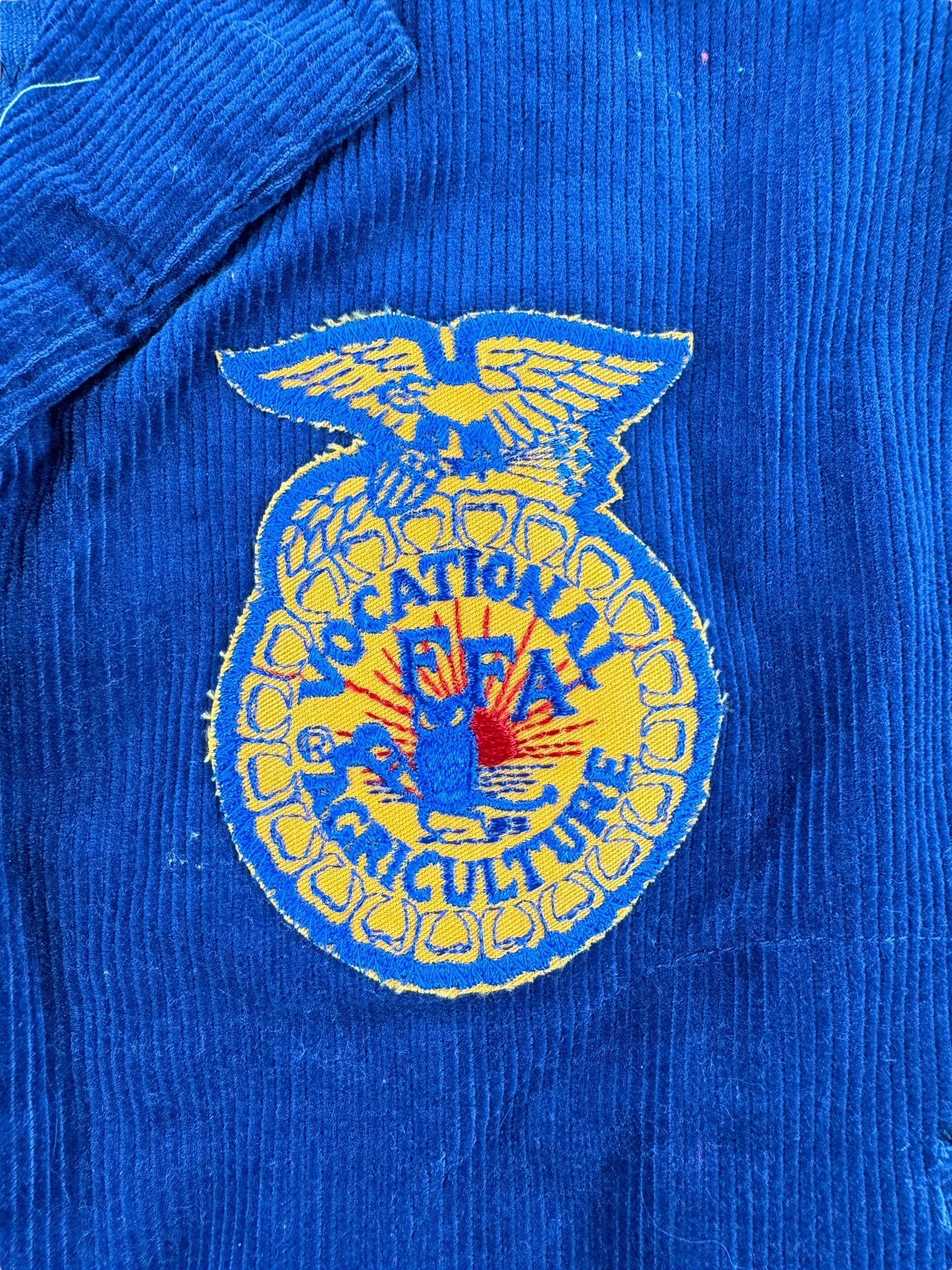 Patch on Vintage Belding Michigan FFA Jacket SZ 38