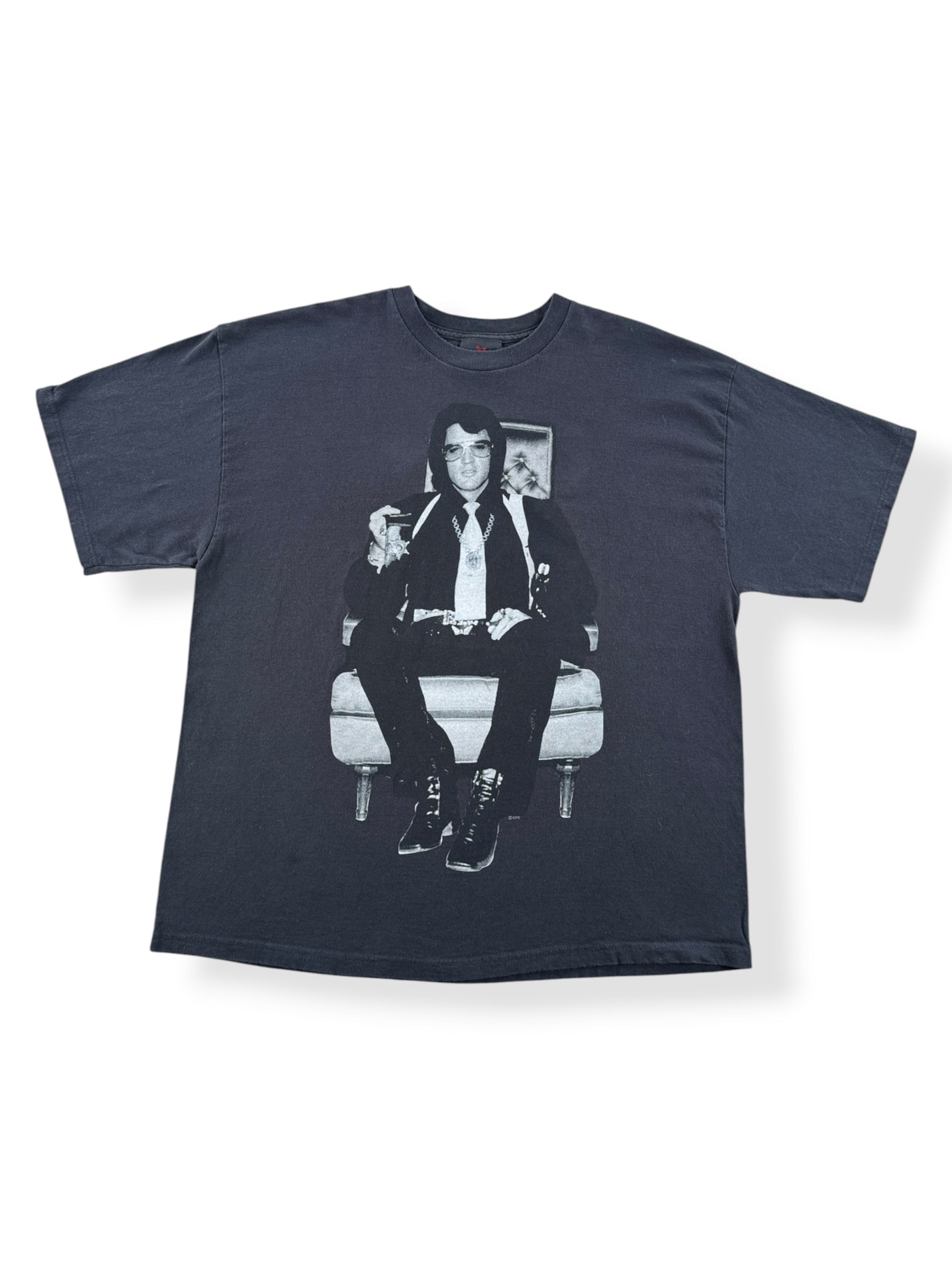 Front of Vintage Elvis Tee SZ XL
