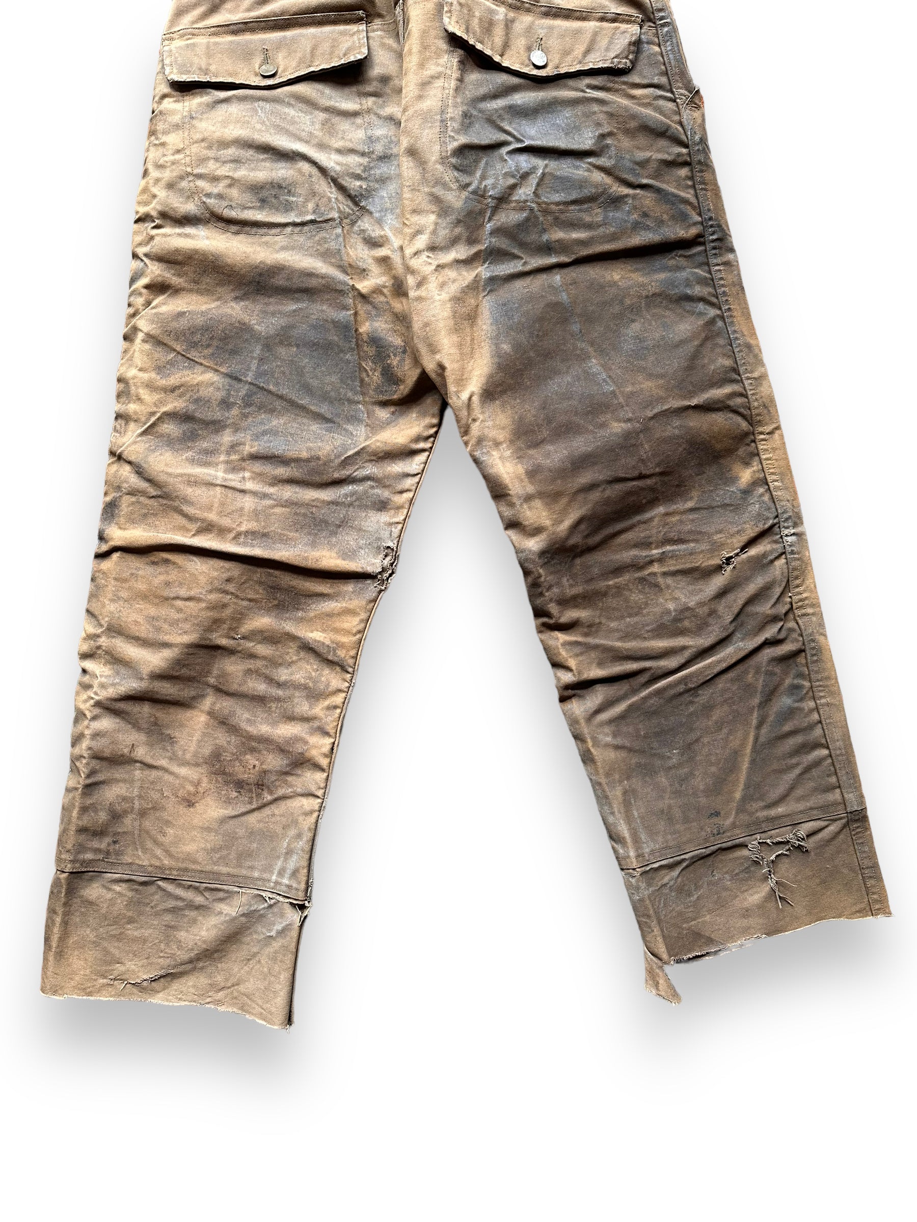 Vintage 1930's Civilian Conservation Corps Tin Cloth Trousers W34 | Barn  Owl Vintage Goods | Vintage CCC Pants Seattle