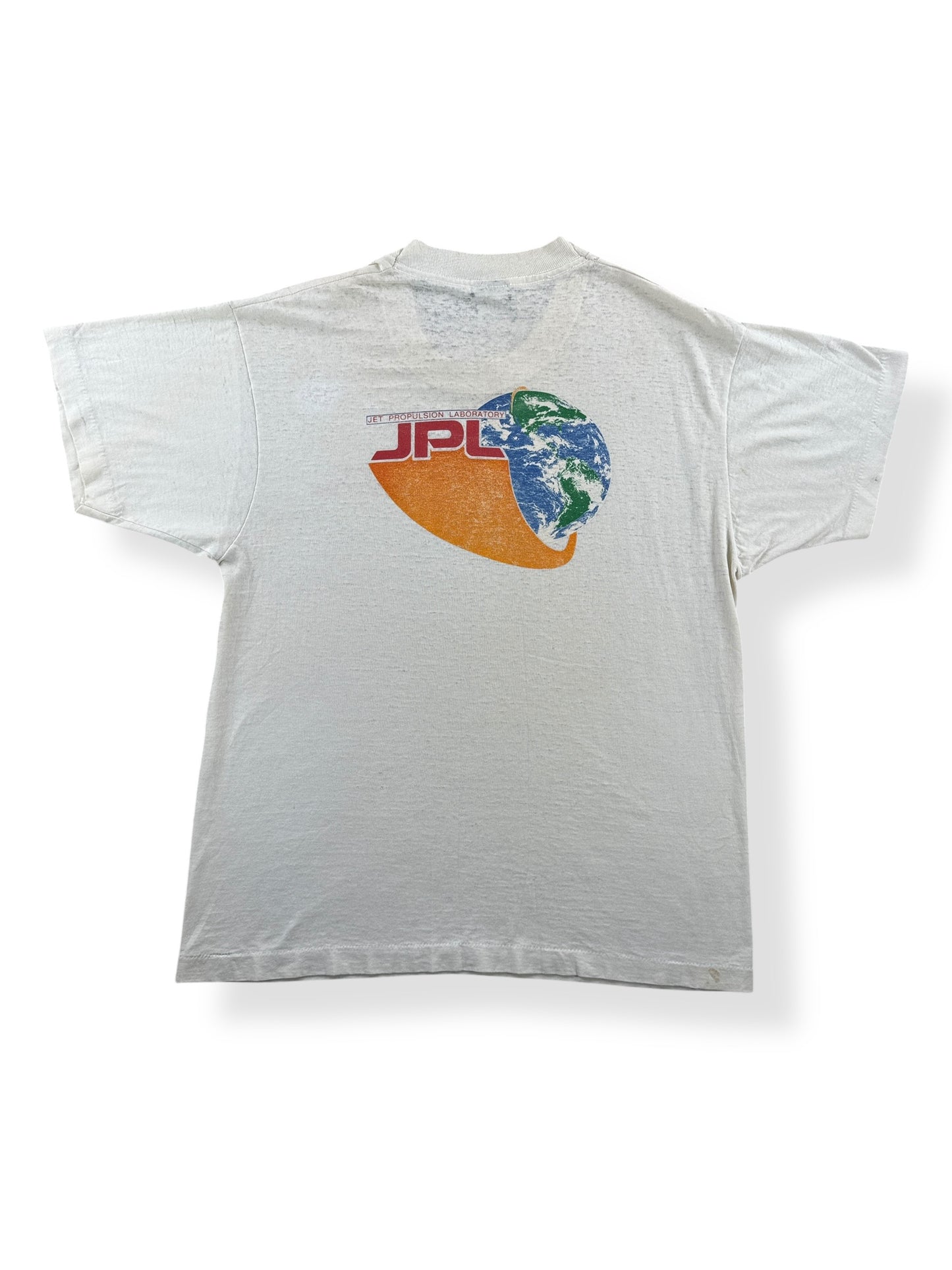 Back of Vintage Jet Propulsion Lab Tee SZ L (Fits M)