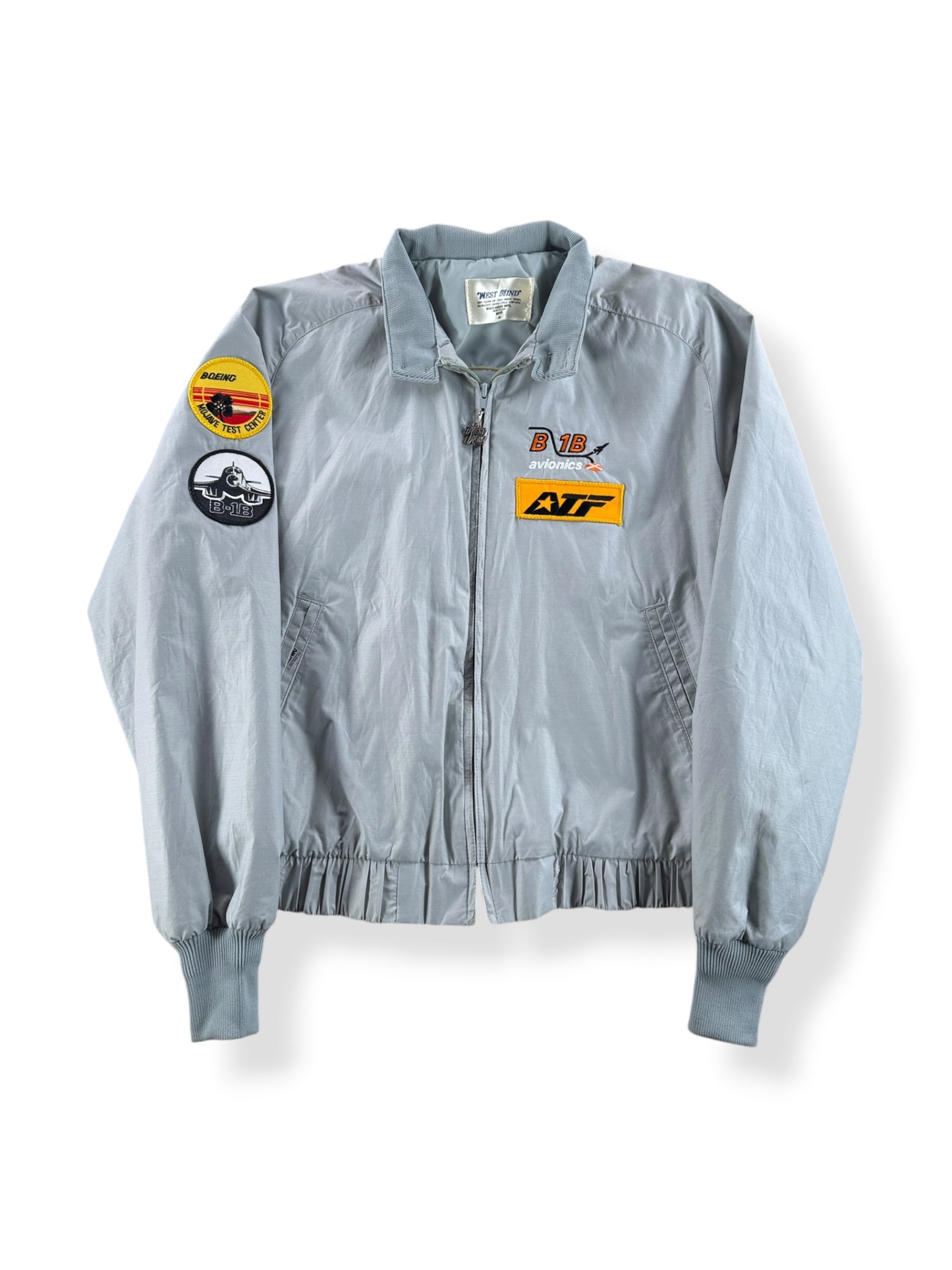 Front of Vintage Boeing Advanced System Palmdale Jacket SZ M
