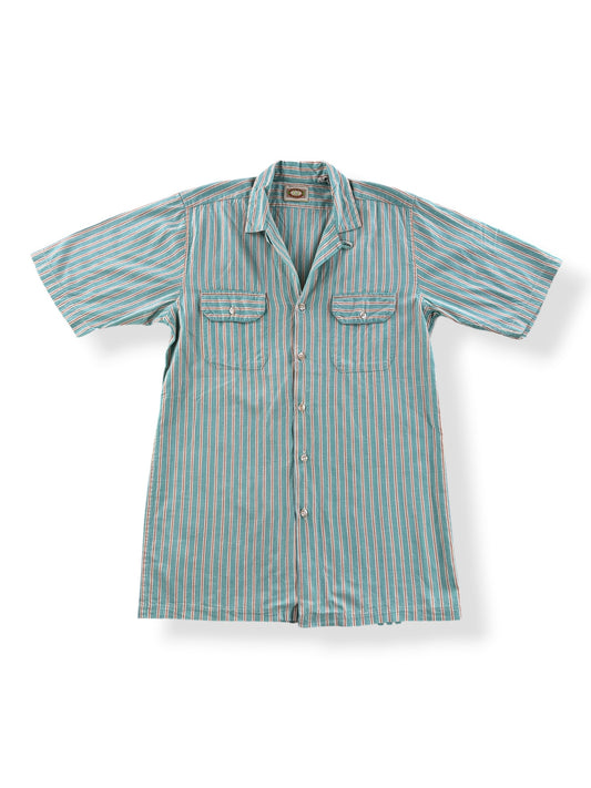 Front of Vintage Banana Republic Striped Cotton Shirt SZ S