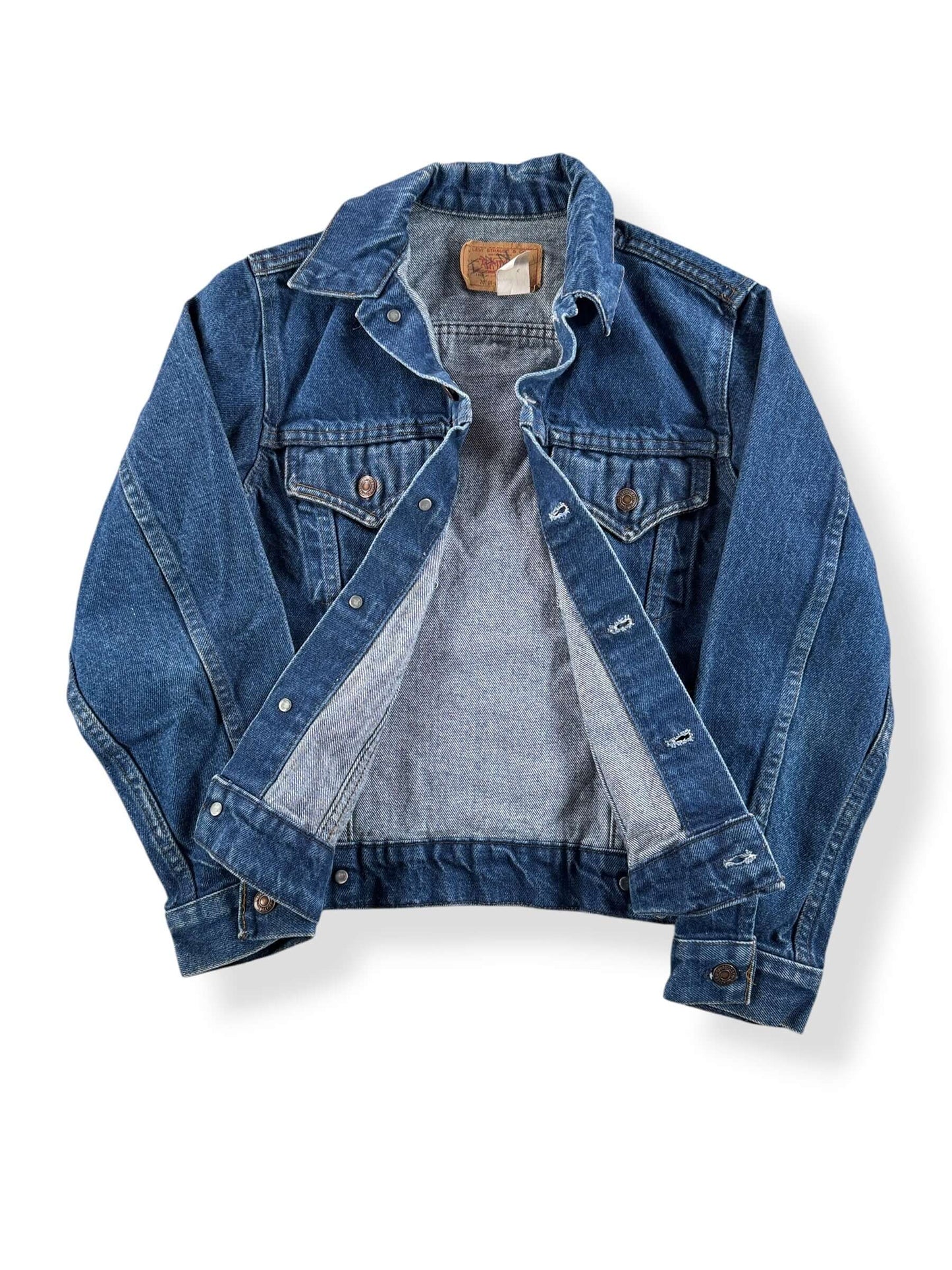 Inside of Vintage Levis 70704 Trucker Jacket SZ 16 (Fits XS)